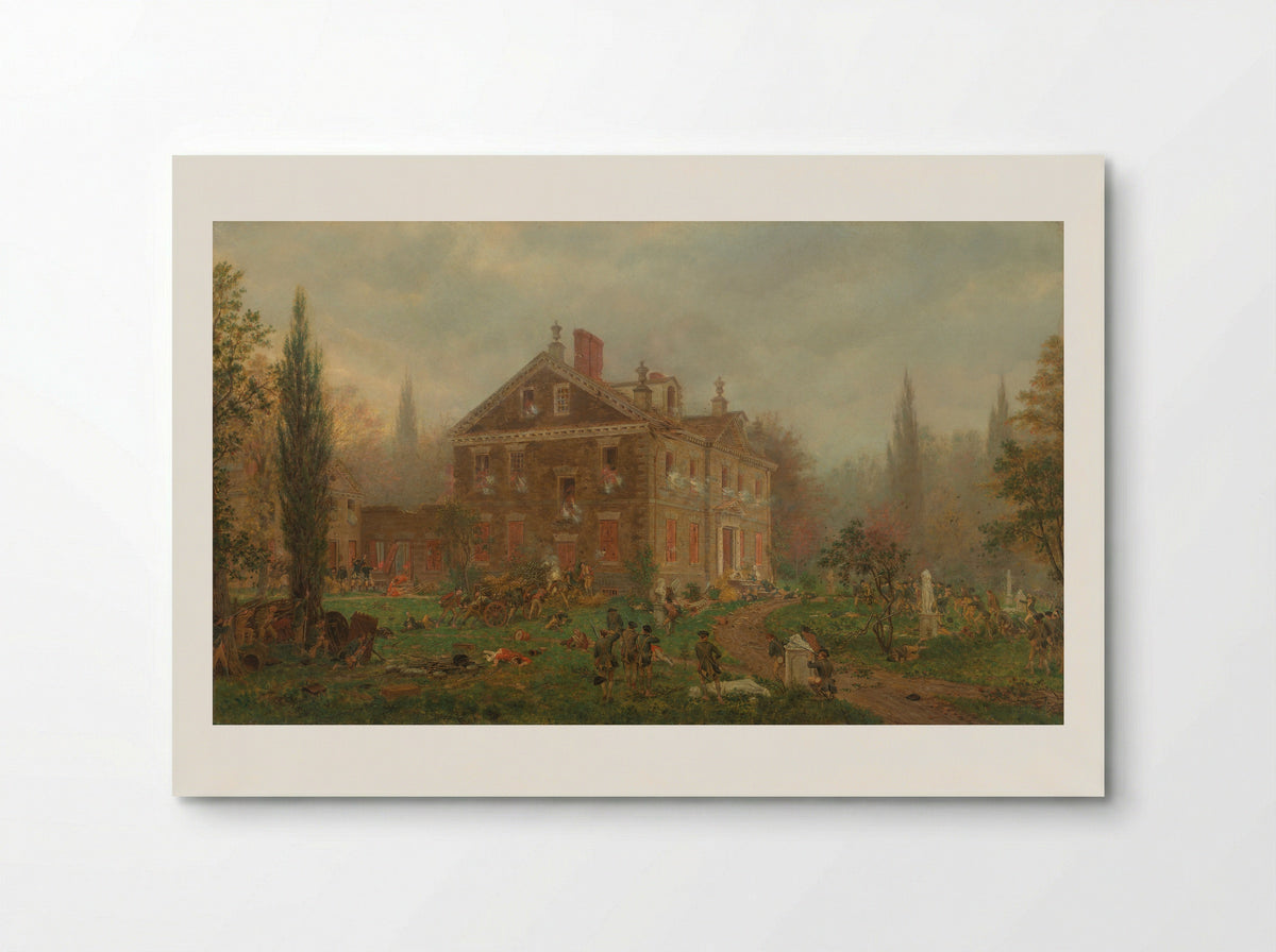 The Attack on Chew's House during the Battle of Germantown, 1777 - Edward Lamson Henry - Poster