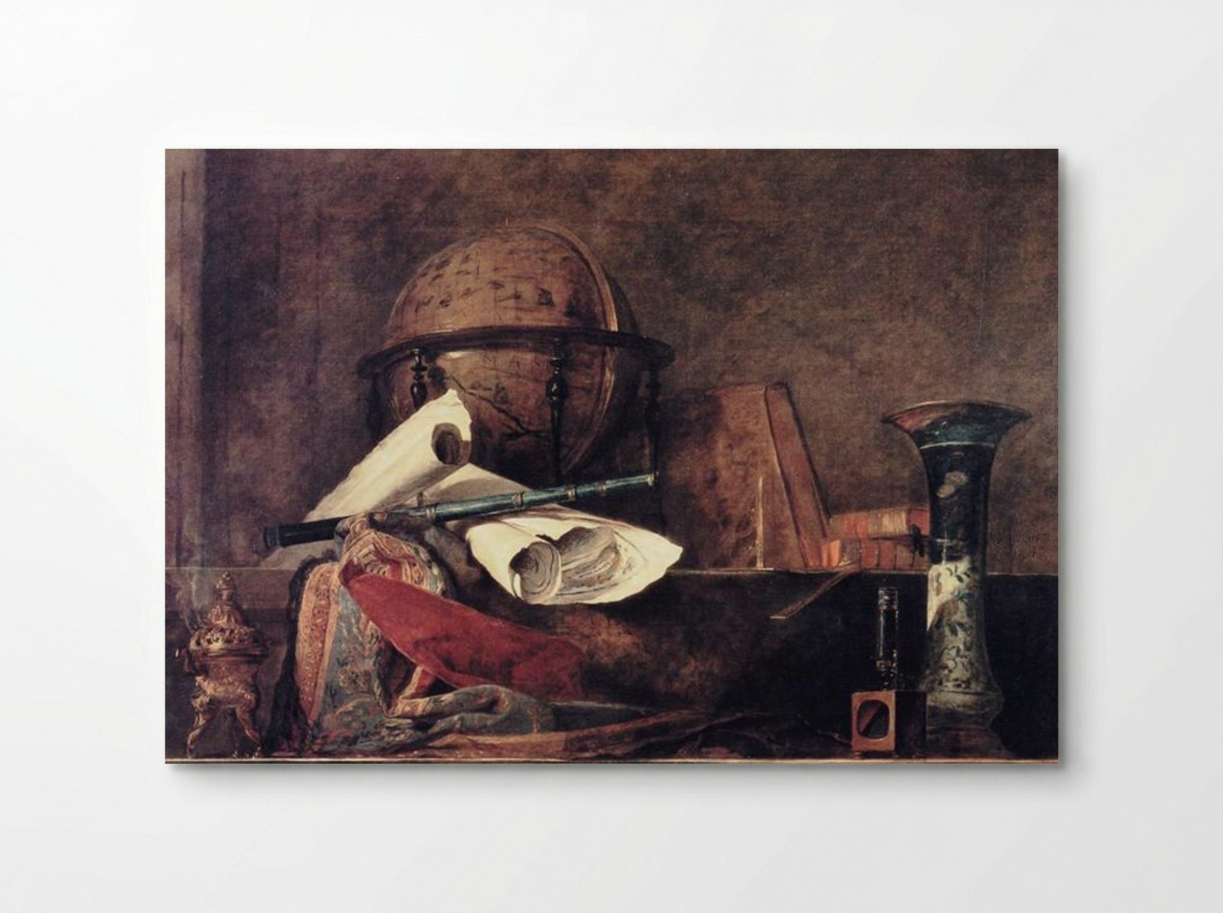 The Attributes of the Sciences - Jean-Baptiste-Siméon Chardin - Poster