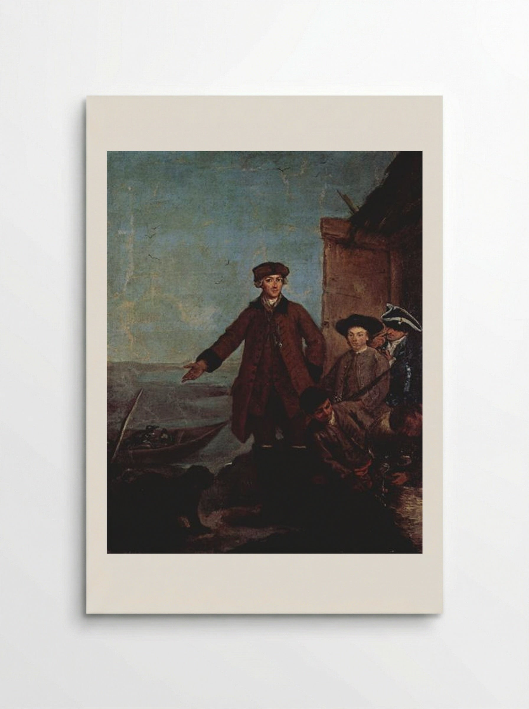The Awakening for Hunting - Pietro Longhi - Poster