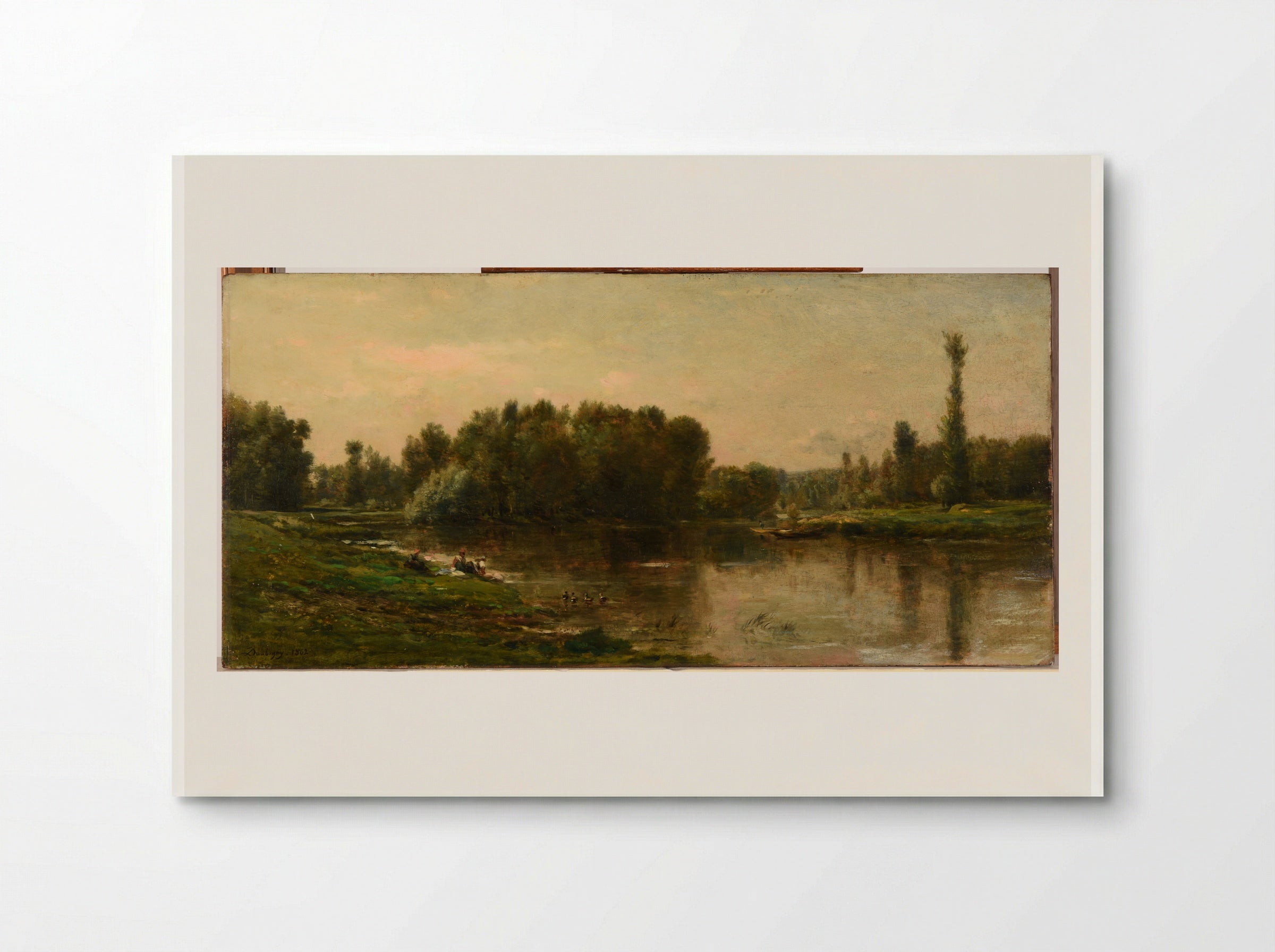 The Banks of the Oise - Charles-Francois Daubigny - Poster