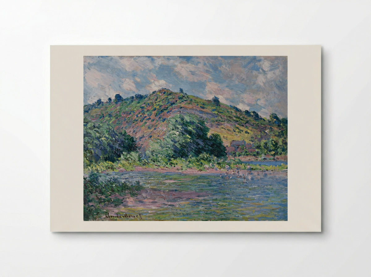 The Banks of the Seine at Port-Villez - Claude Monet - Poster