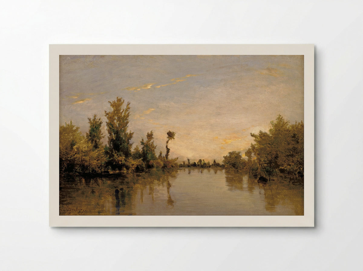 The Banks of the Seine - Charles-François Daubigny - Poster