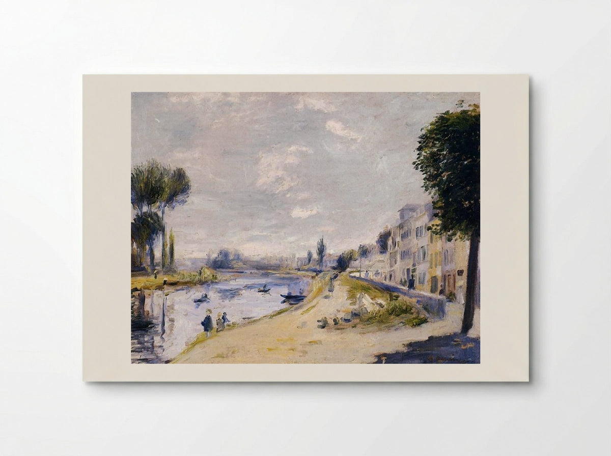 The Banks of the Seine - Pierre-Auguste Renoir - Poster