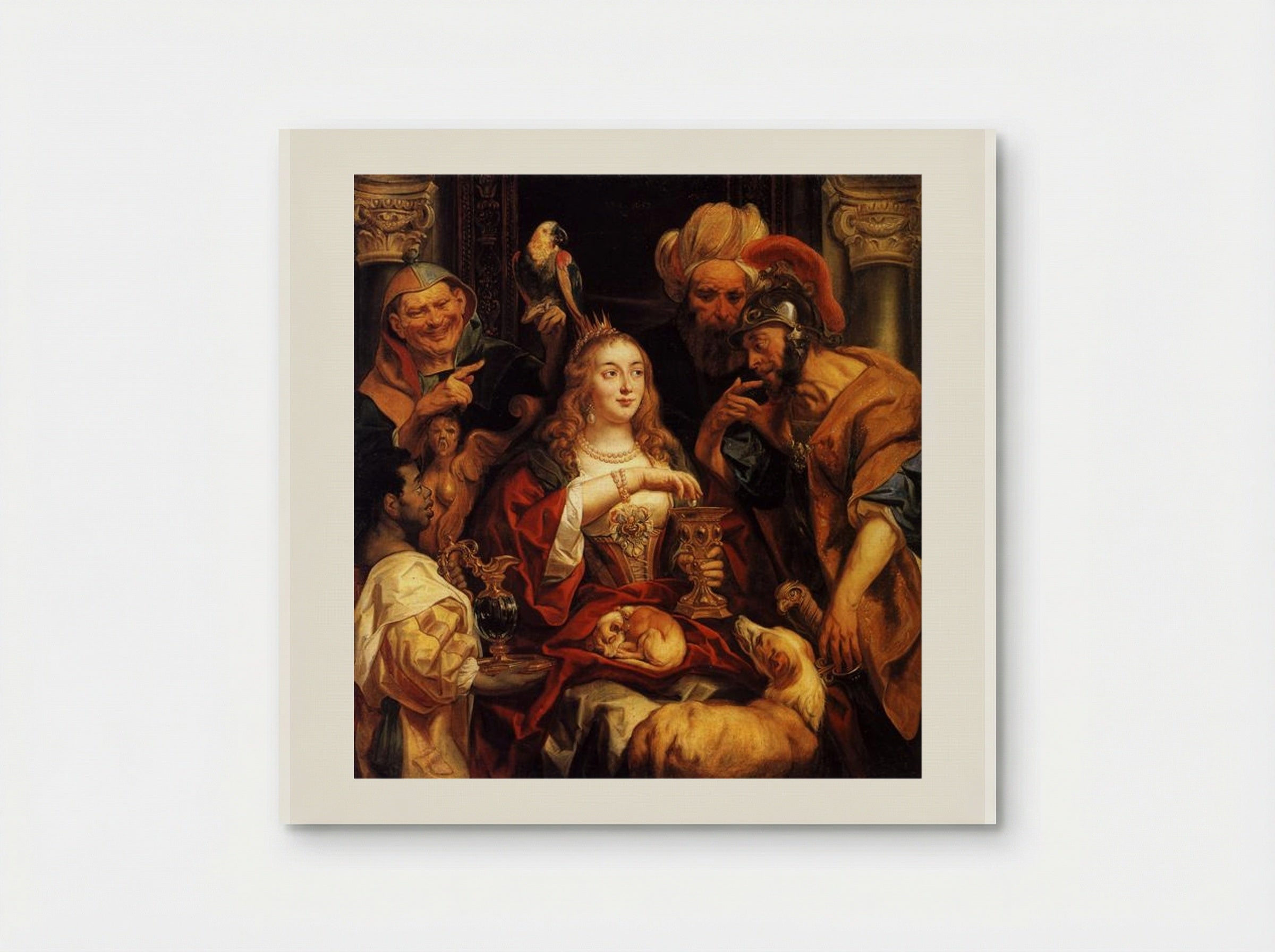 The Banquet of Cleopatra - Jacob Jordaens - Poster