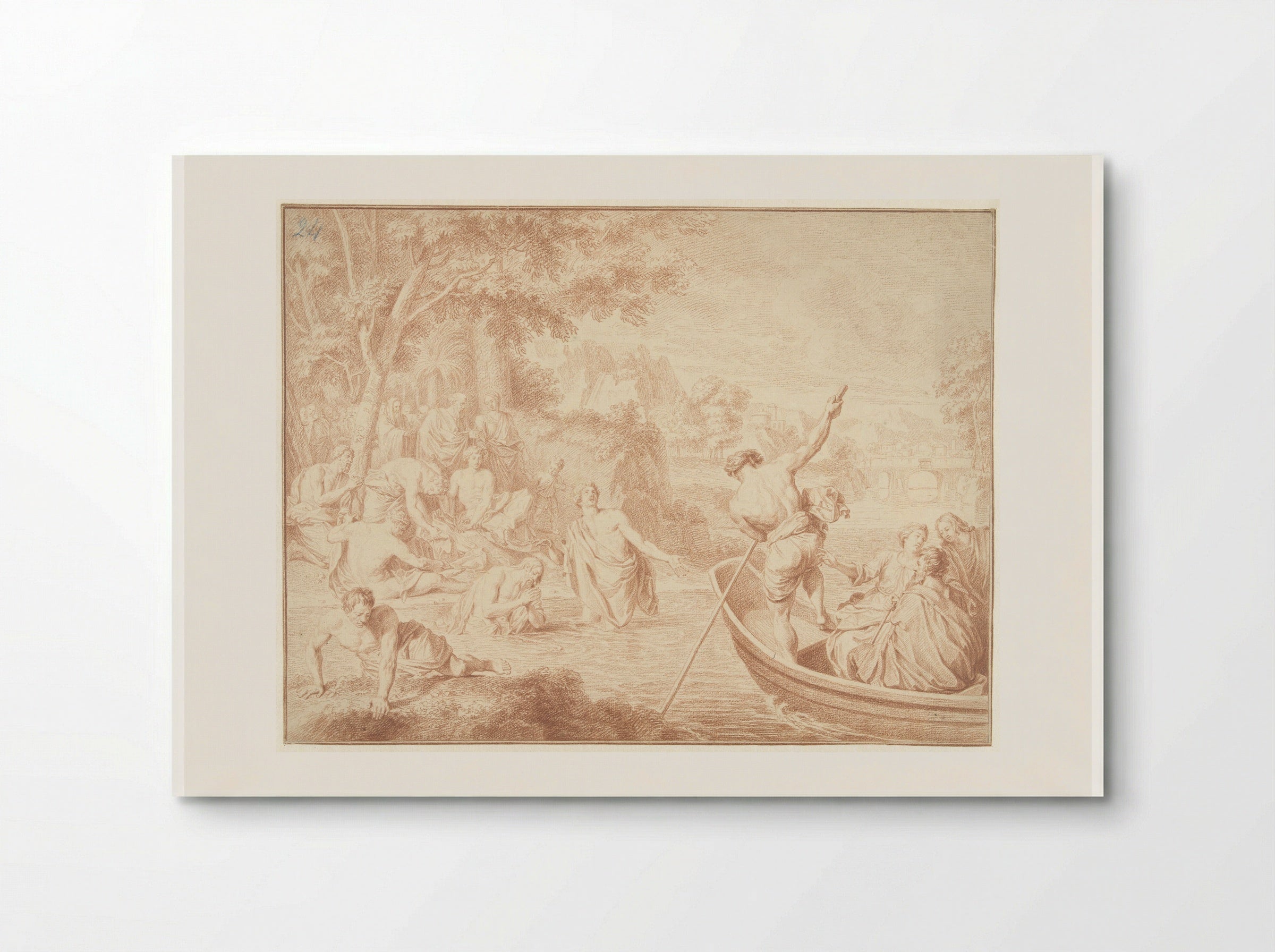 The Baptism of Christ - Louis Fabritius Dubourg - Poster