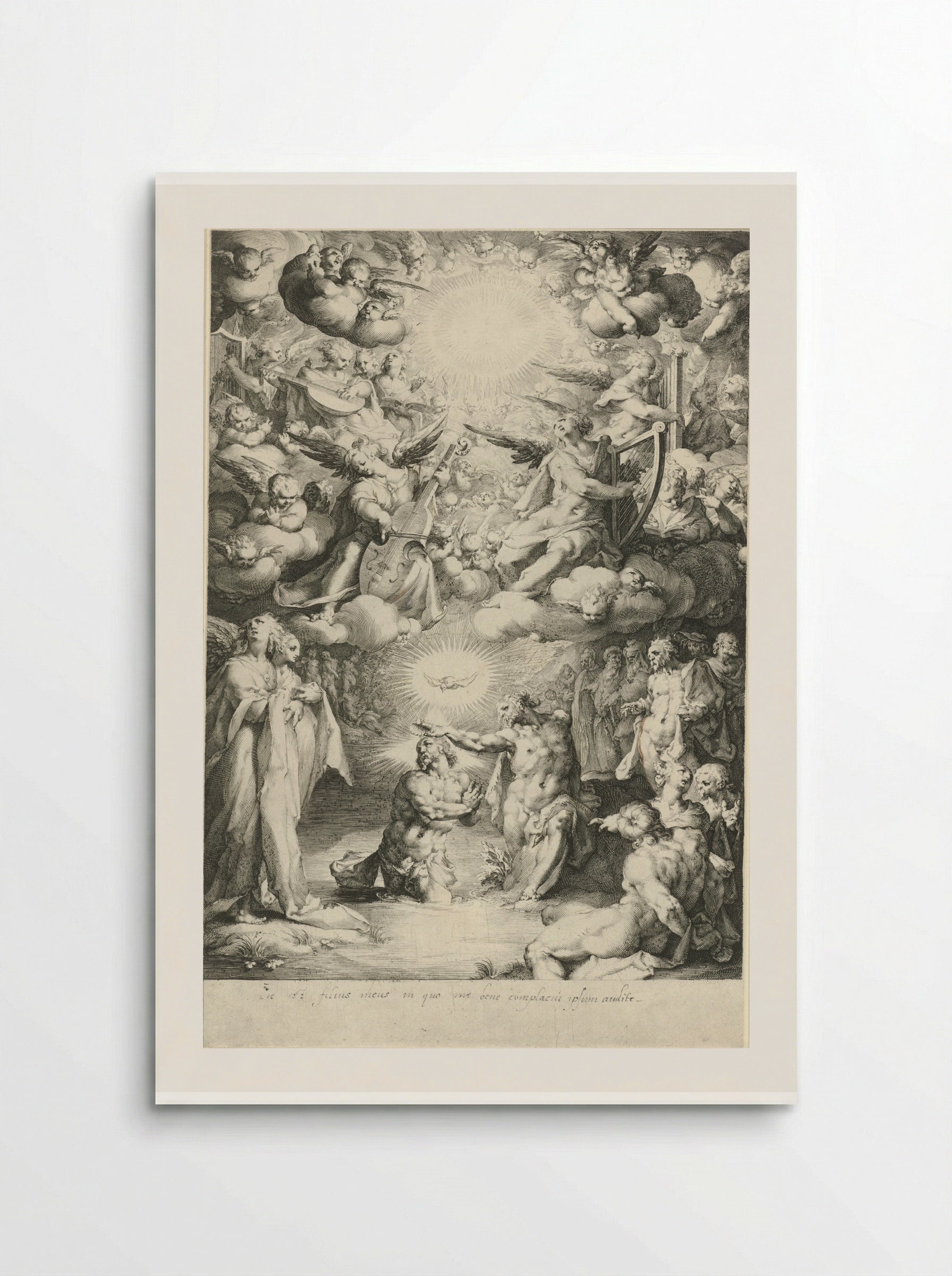 The Baptism of Christ - Jan Harmensz. Muller - Poster