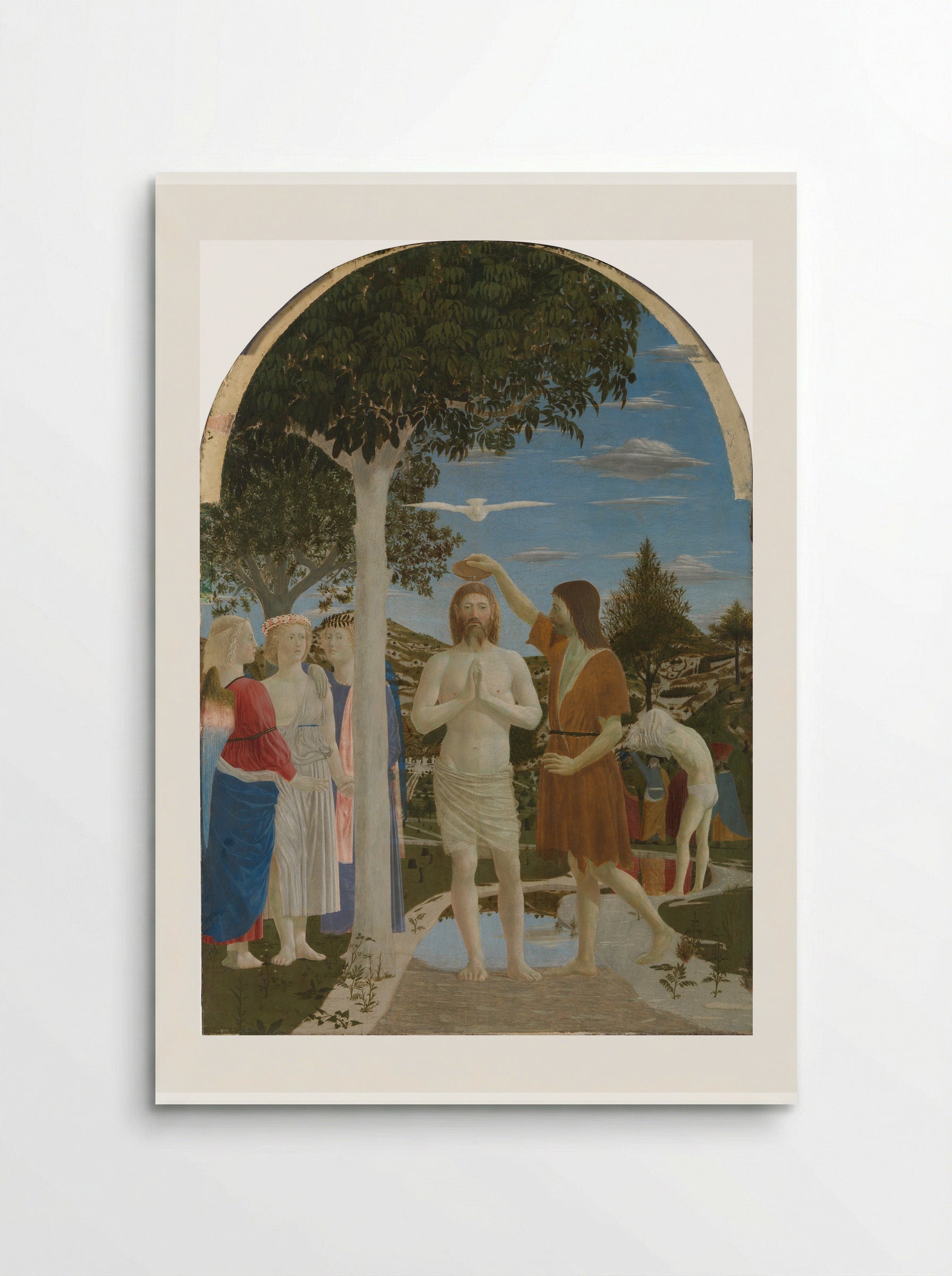 The Baptism of Christ - Piero della Francesca - Poster