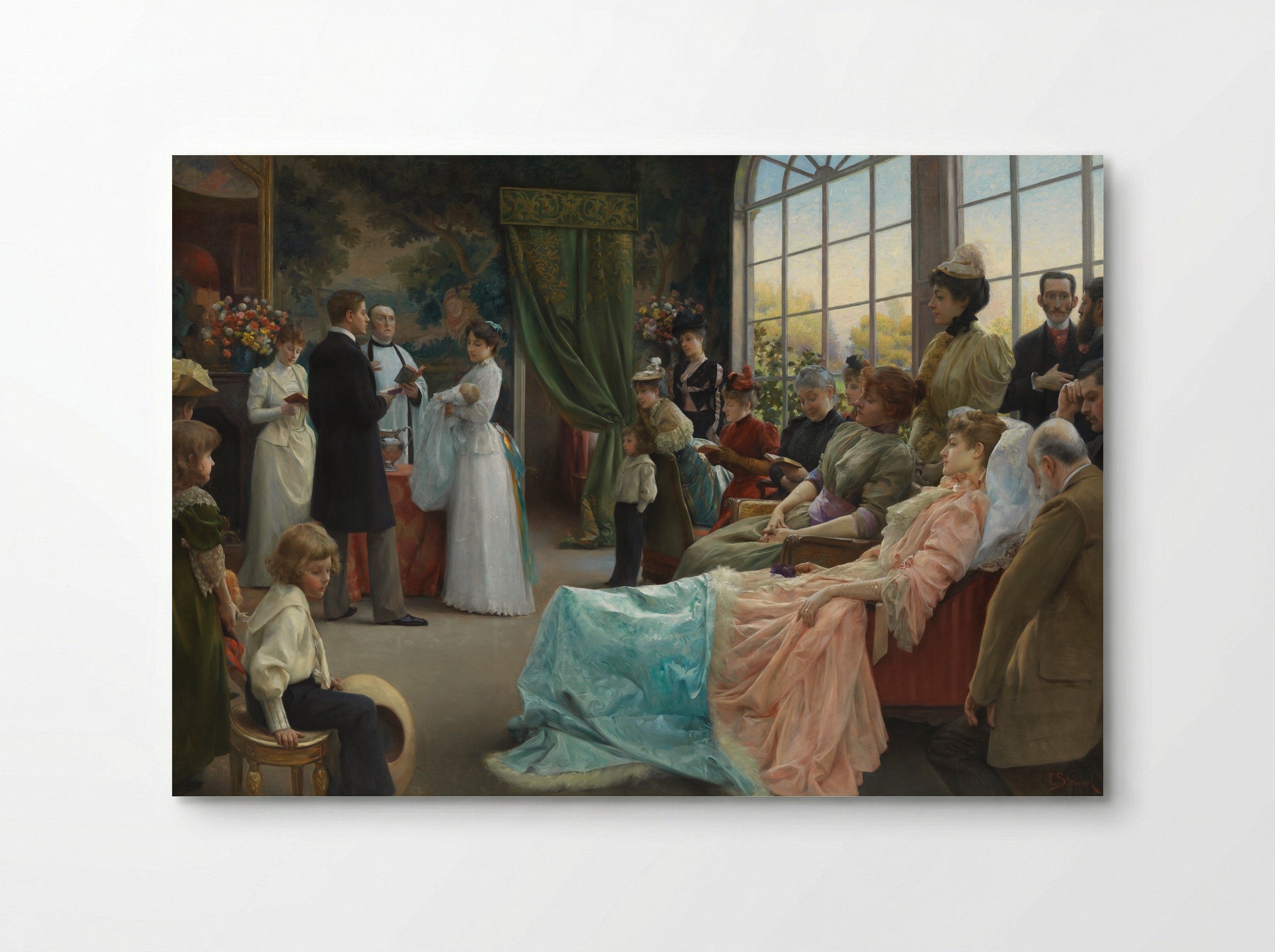 The Baptism - Julius LeBlanc Stewart - Poster