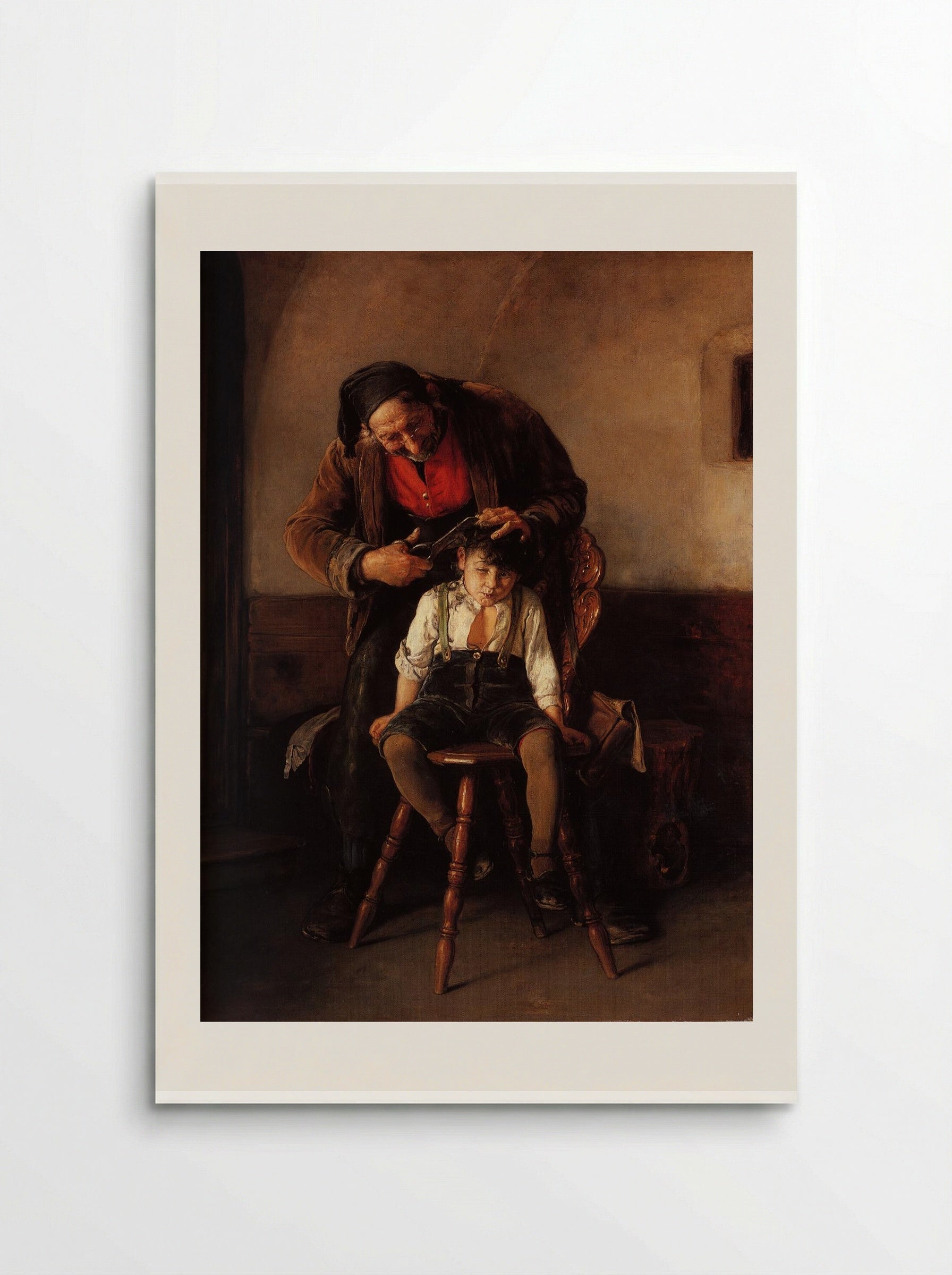 The Barber - Nikolaos Gyzis - Poster