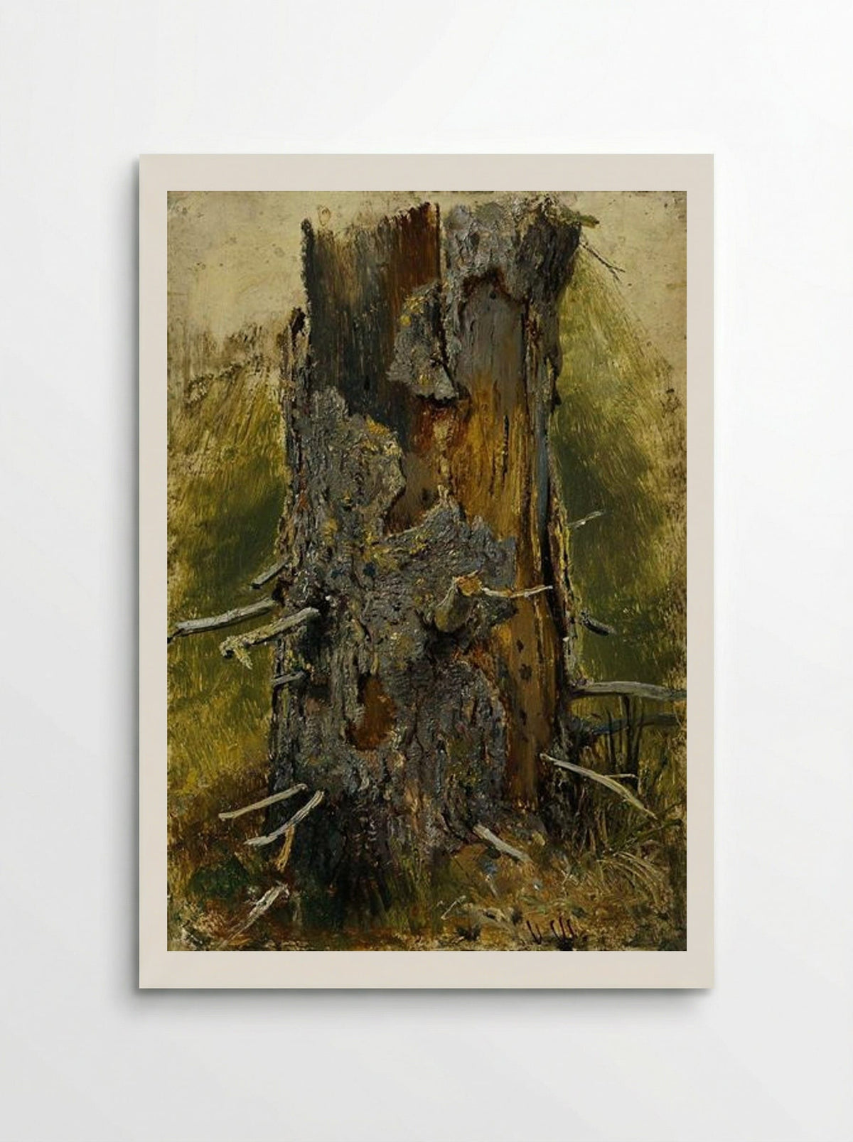 The Bark on the Dry Trunk - Ivan Shishkin - Poster