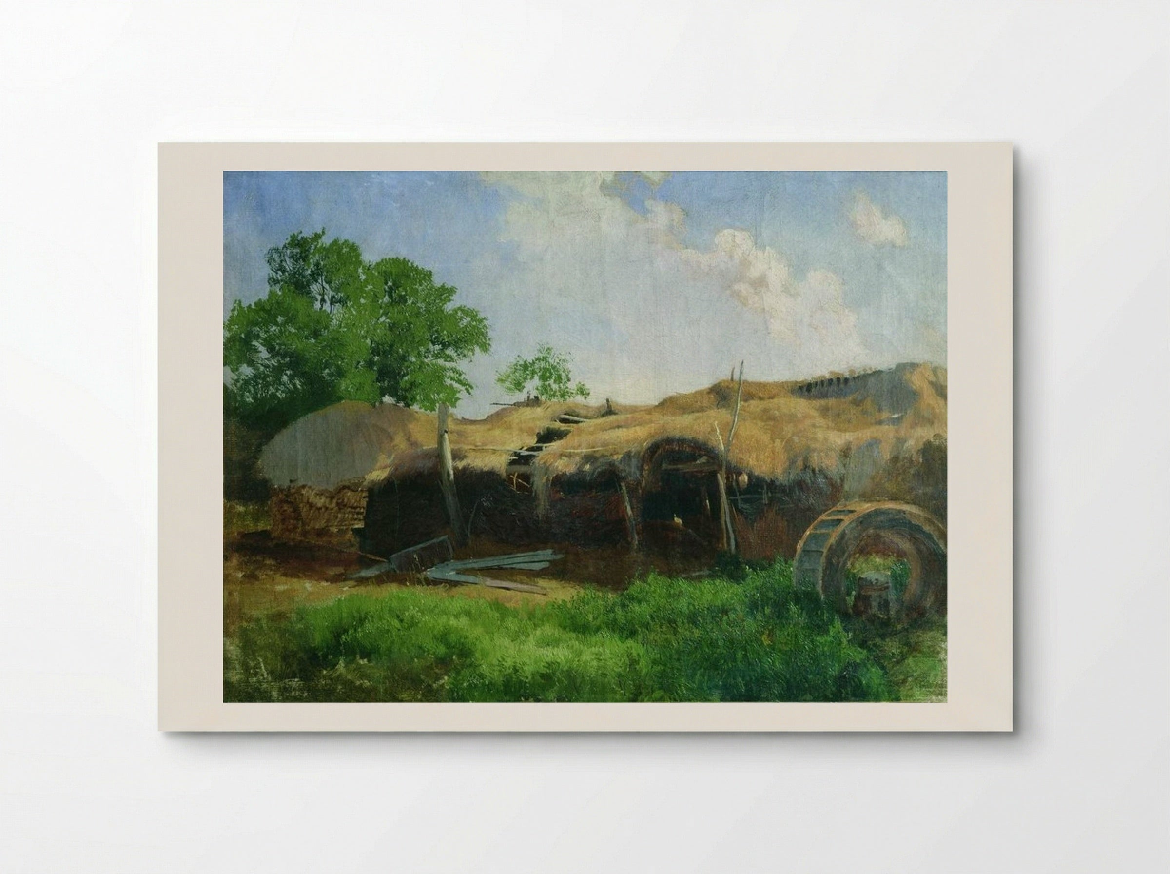 The Barn - Fyodor Vasilyev - Poster