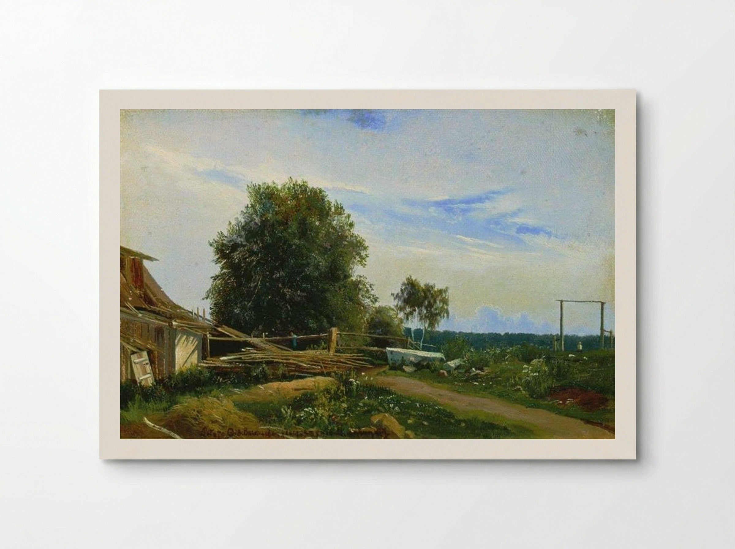 The Barn - Fyodor Vasilyev - Poster
