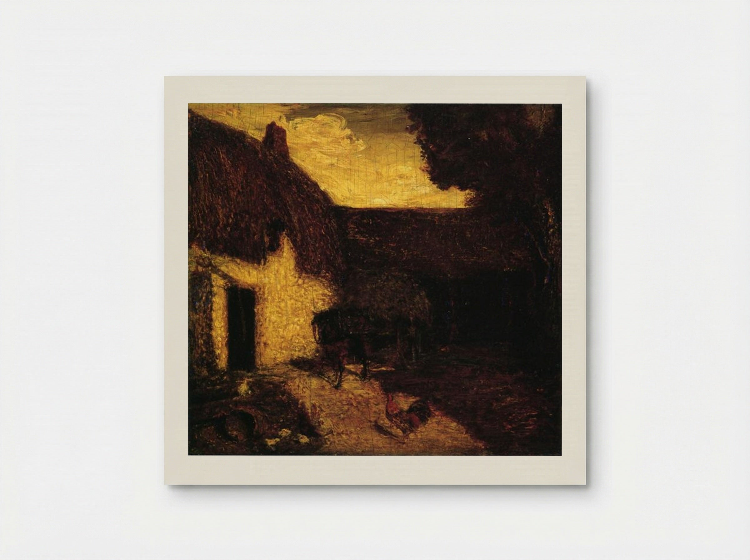 The Barnyard - Albert Pinkham Ryder - Poster