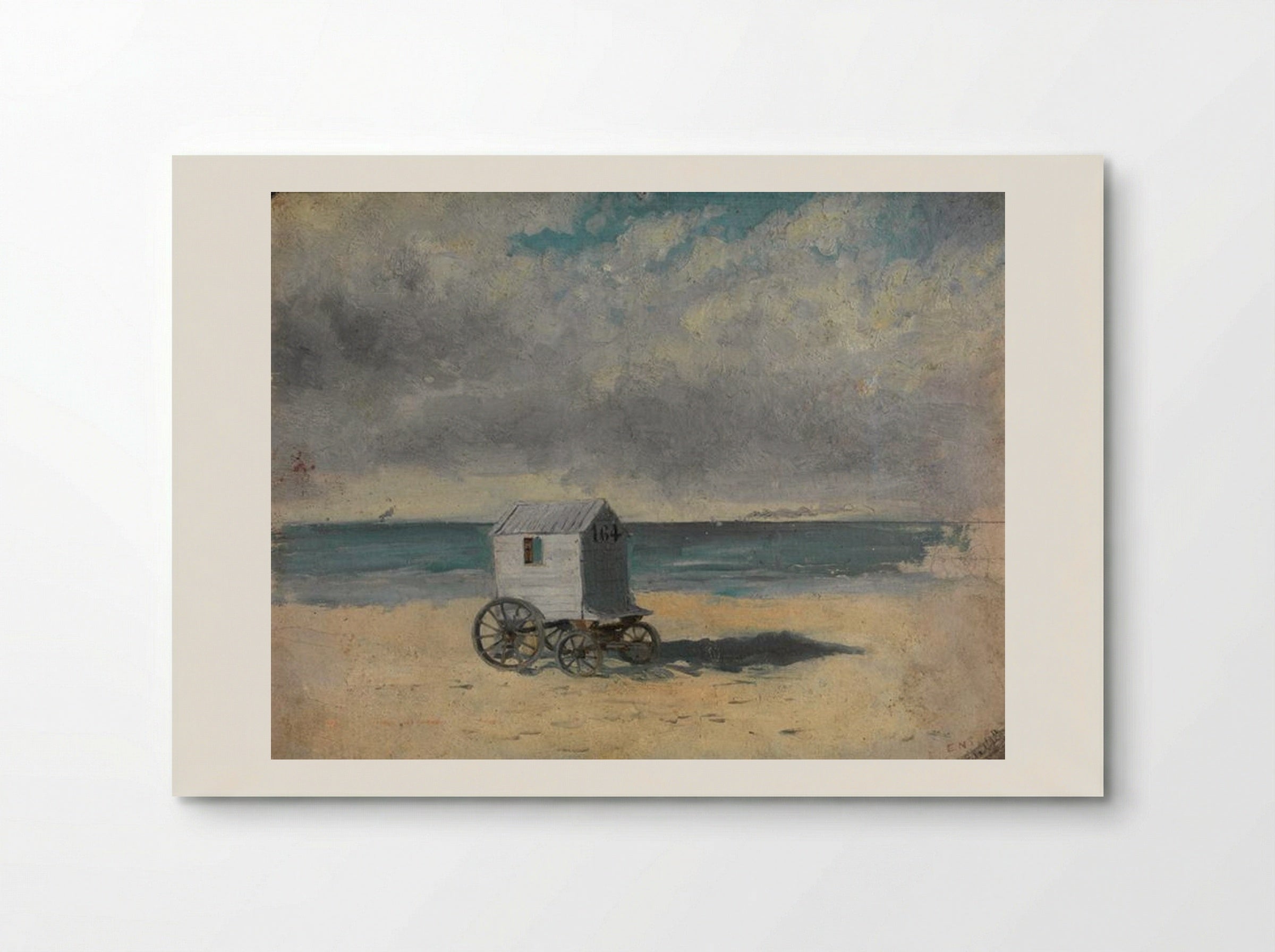 The Bathing Hut - James Ensor - Poster