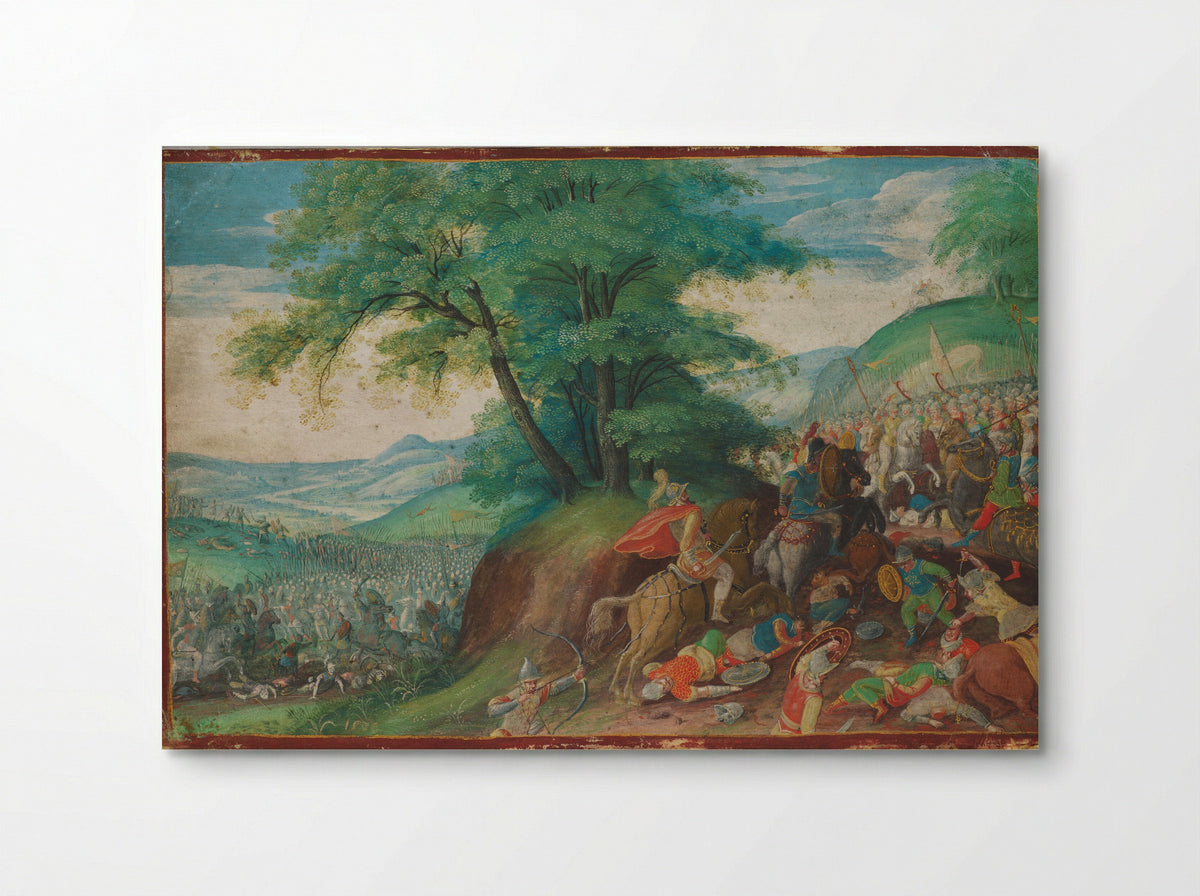 The Battle between the Israelites and the Hordes of Amalek - Jacob Savery I - Poster