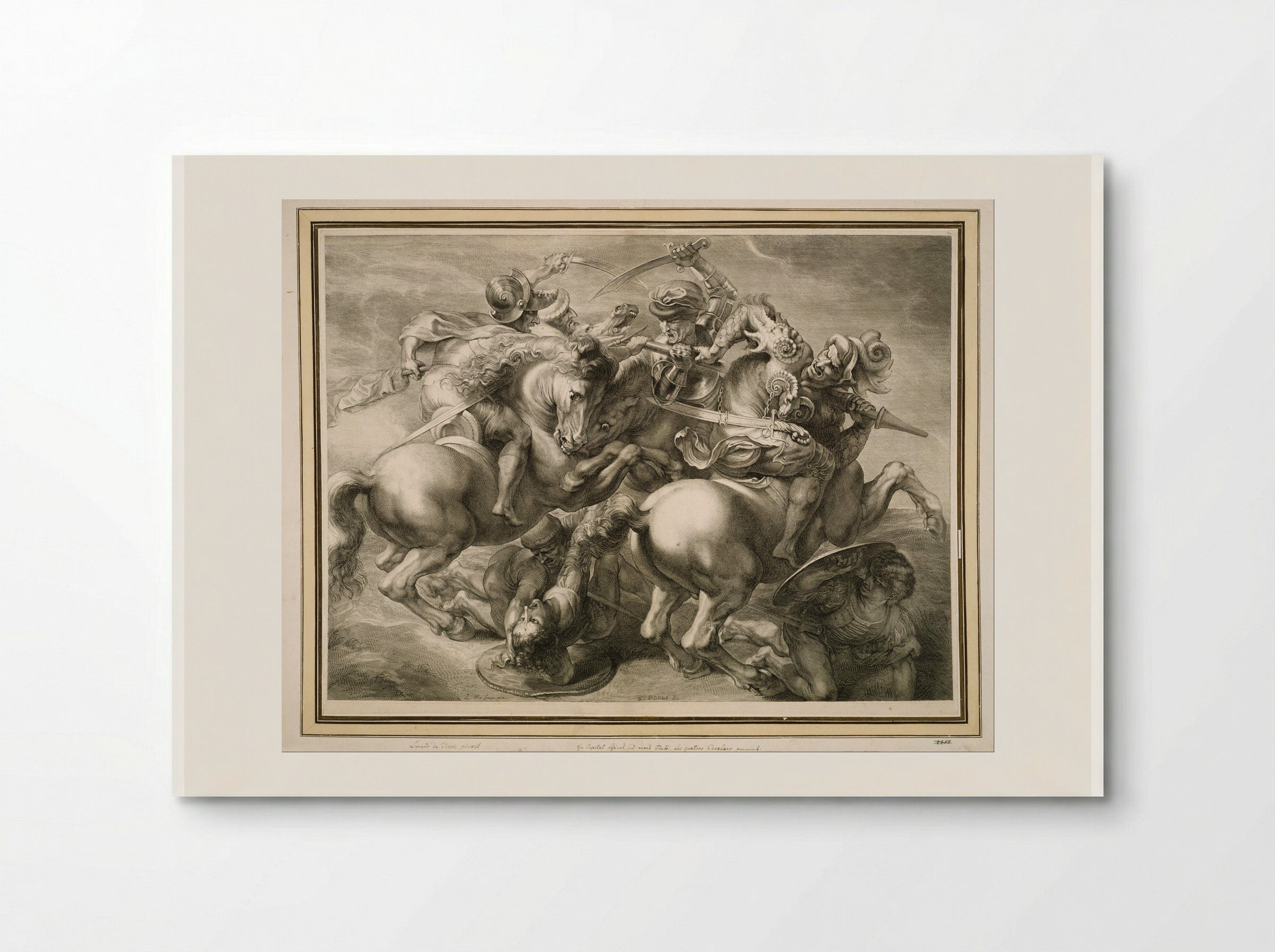 The Battle of Anghiari - Gérard Edelinck - Poster