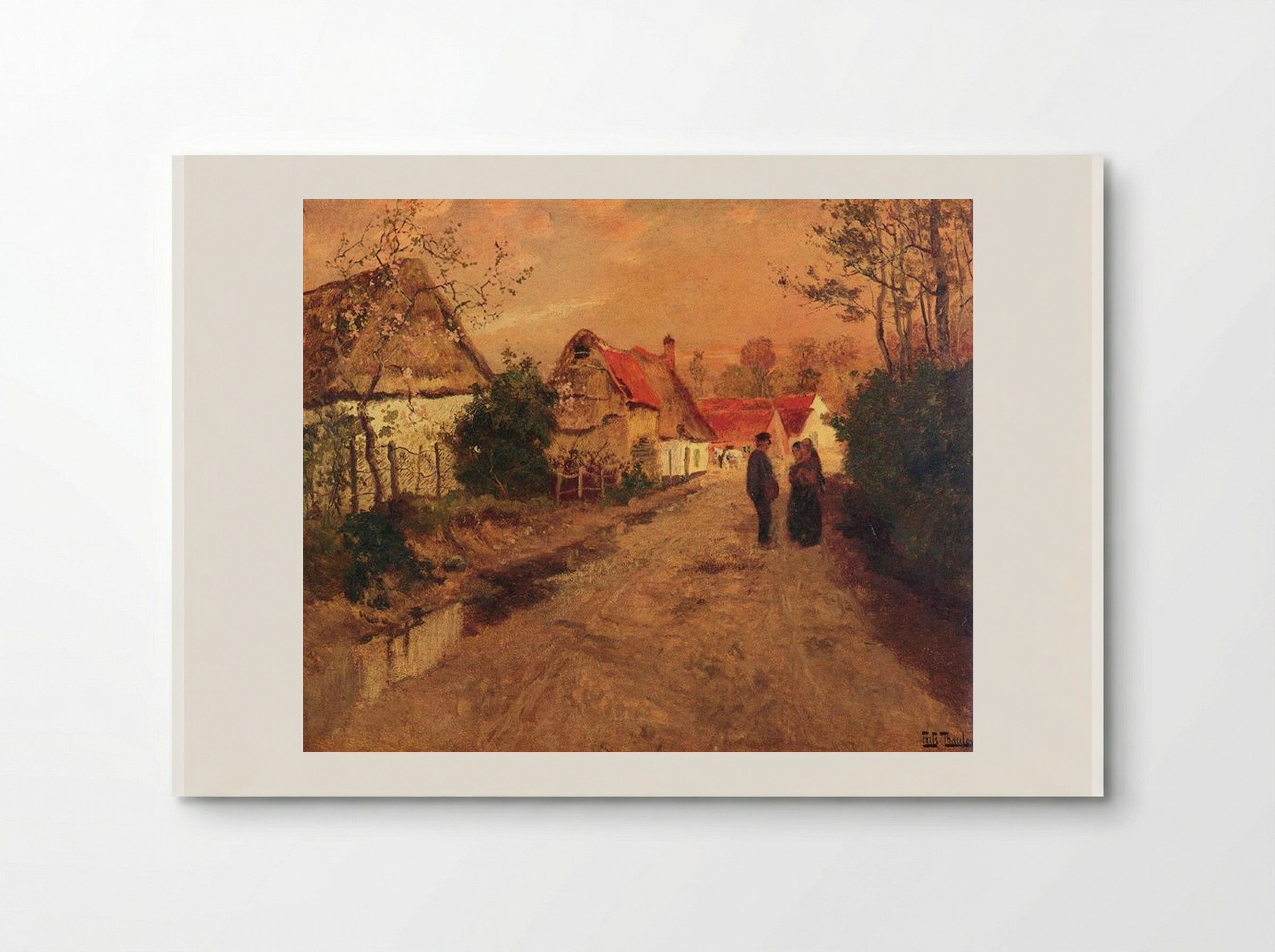 The Battle of Arques, Normandy - Frits Thaulow - Poster