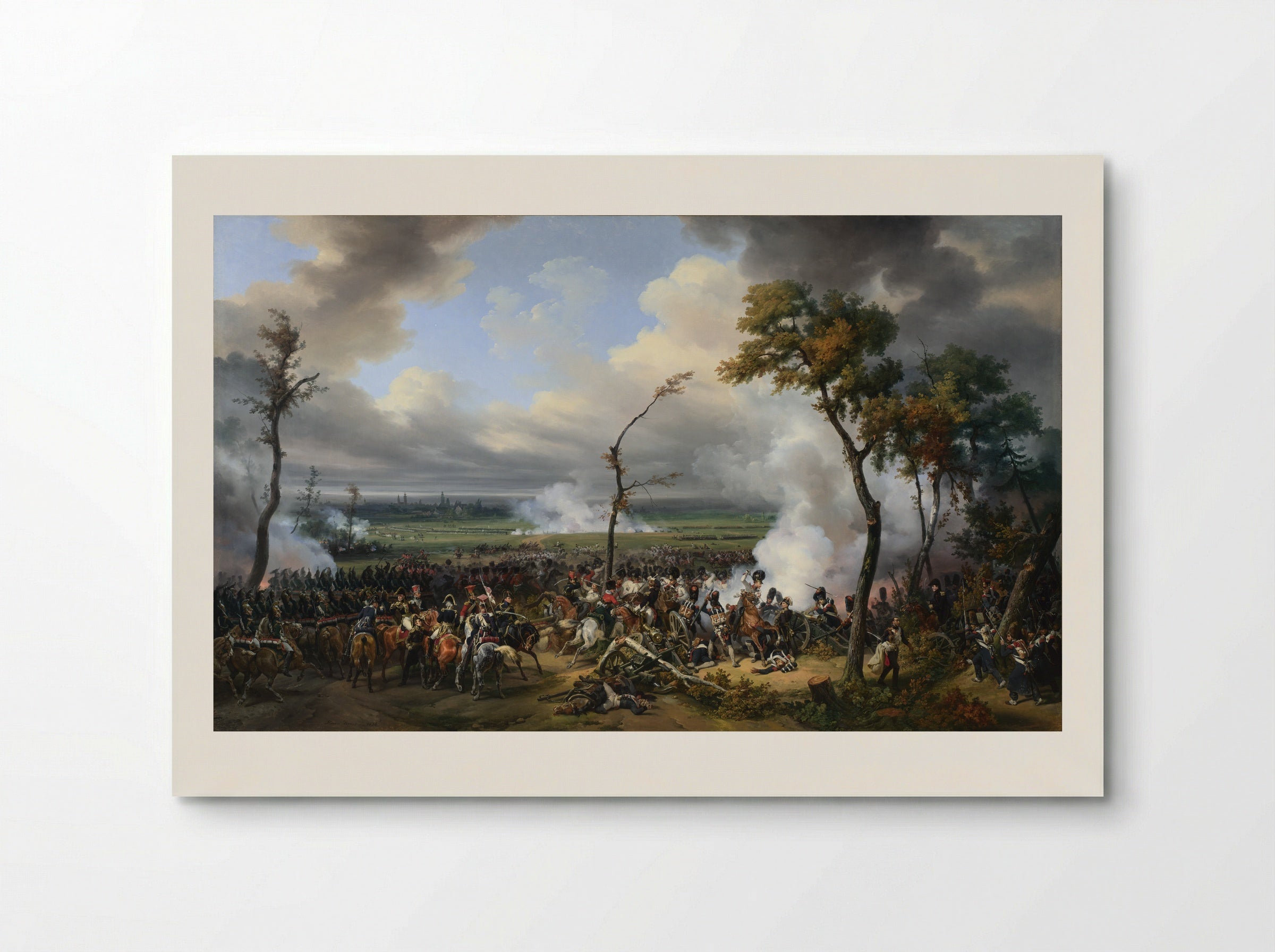 The Battle of Hanau - Horace Vernet - Poster