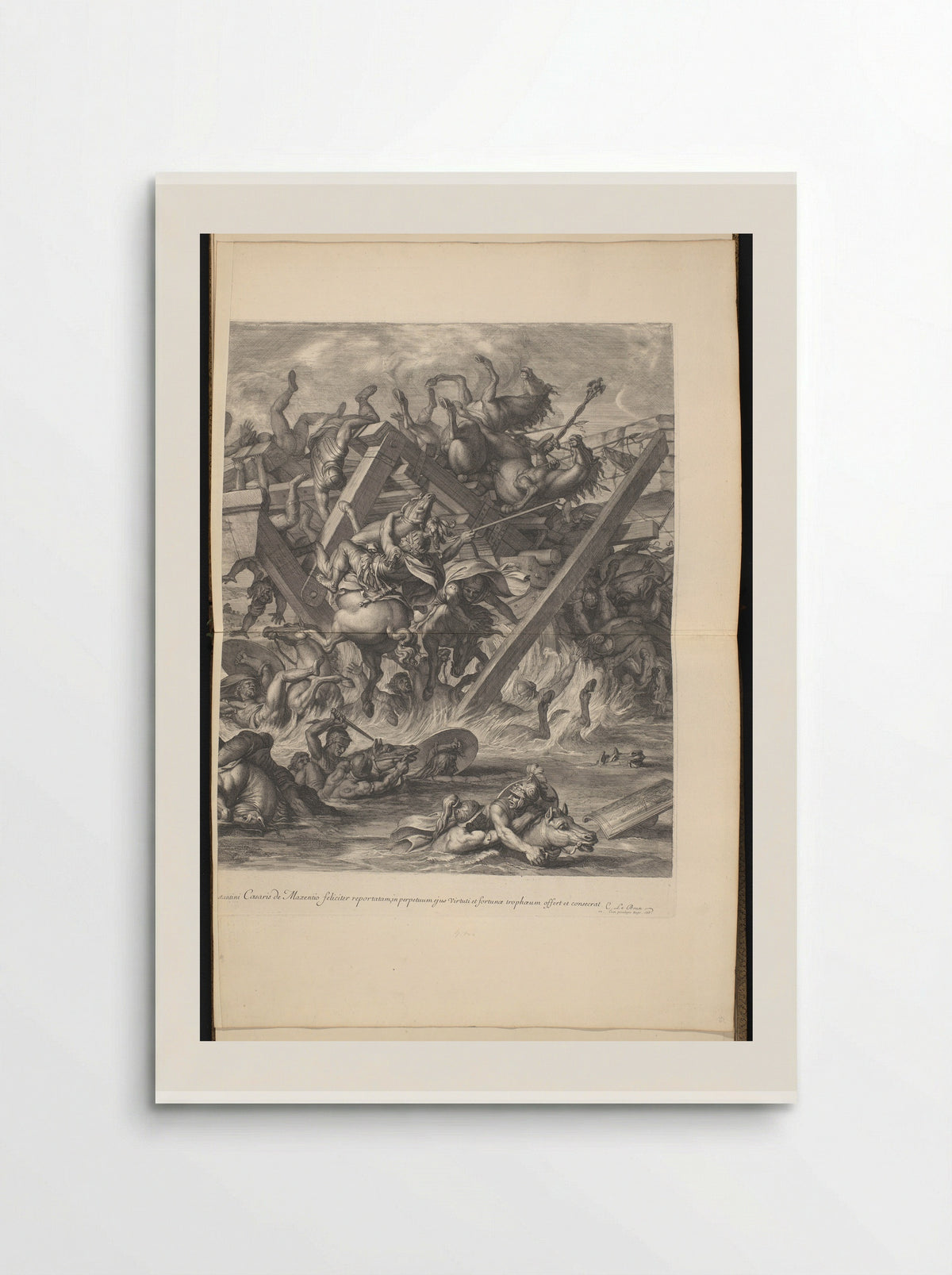 The Battle of the Milvian Bridge - Gérard Audran - Poster