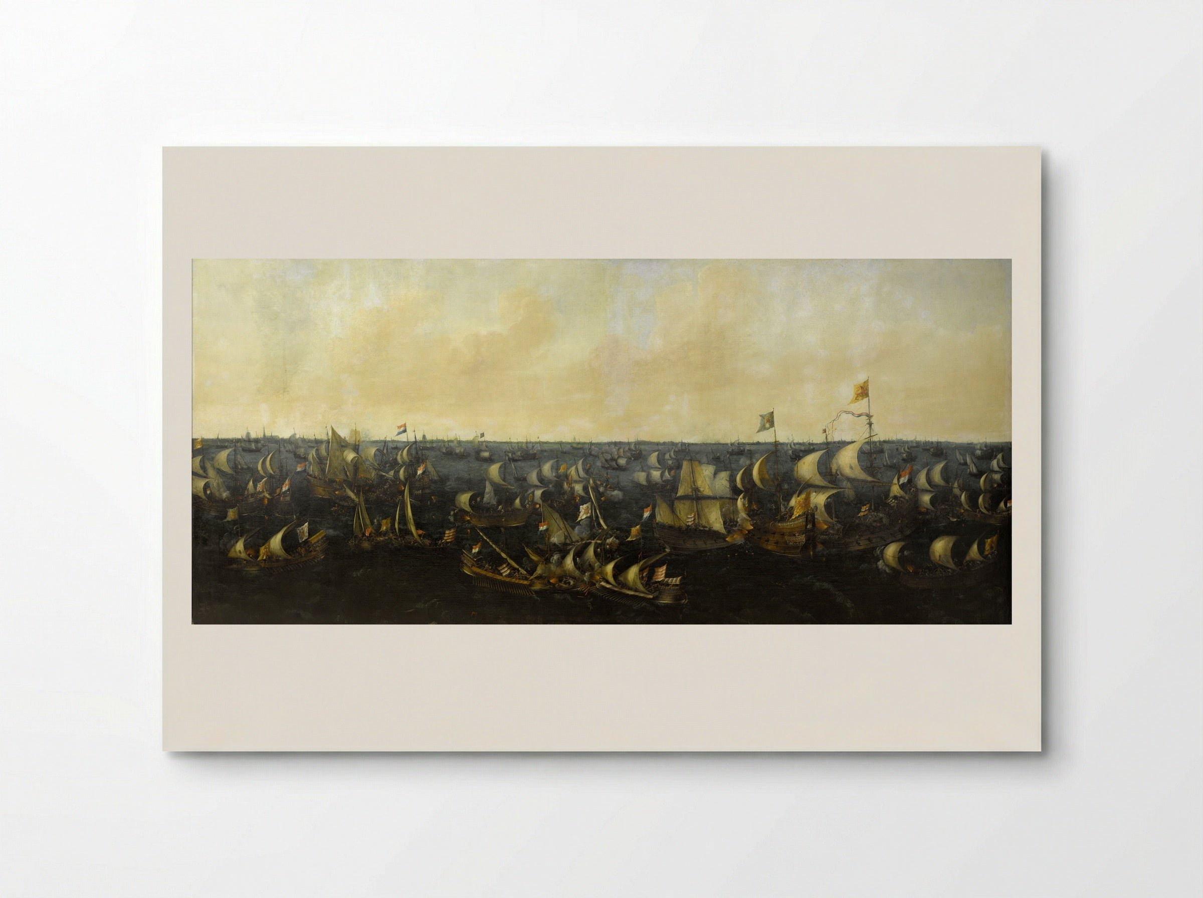 The Battle on the Zuiderzee, 6 October 1573 - Abraham de Verwer - Poster
