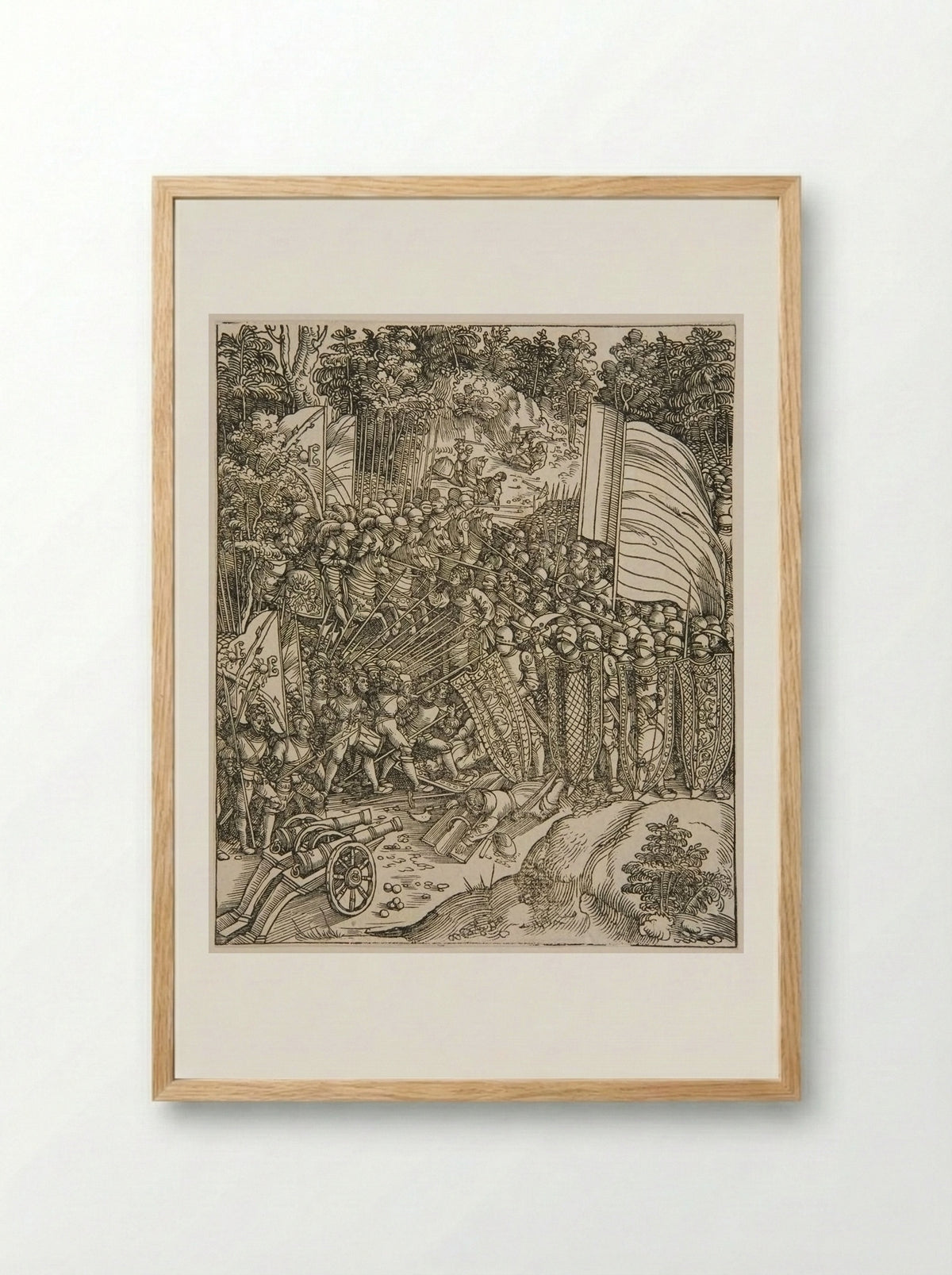 The Bavarian War - Wolf Traut - Framed Print Wood