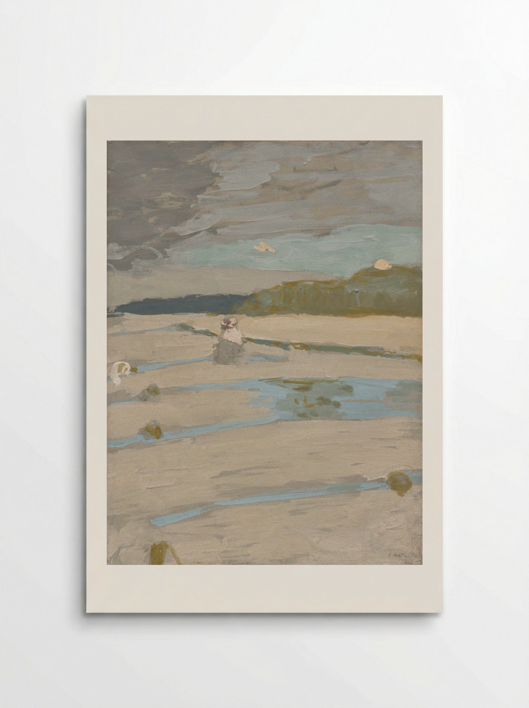 The Beach at Saint-Jacut - Édouard Vuillard - Poster