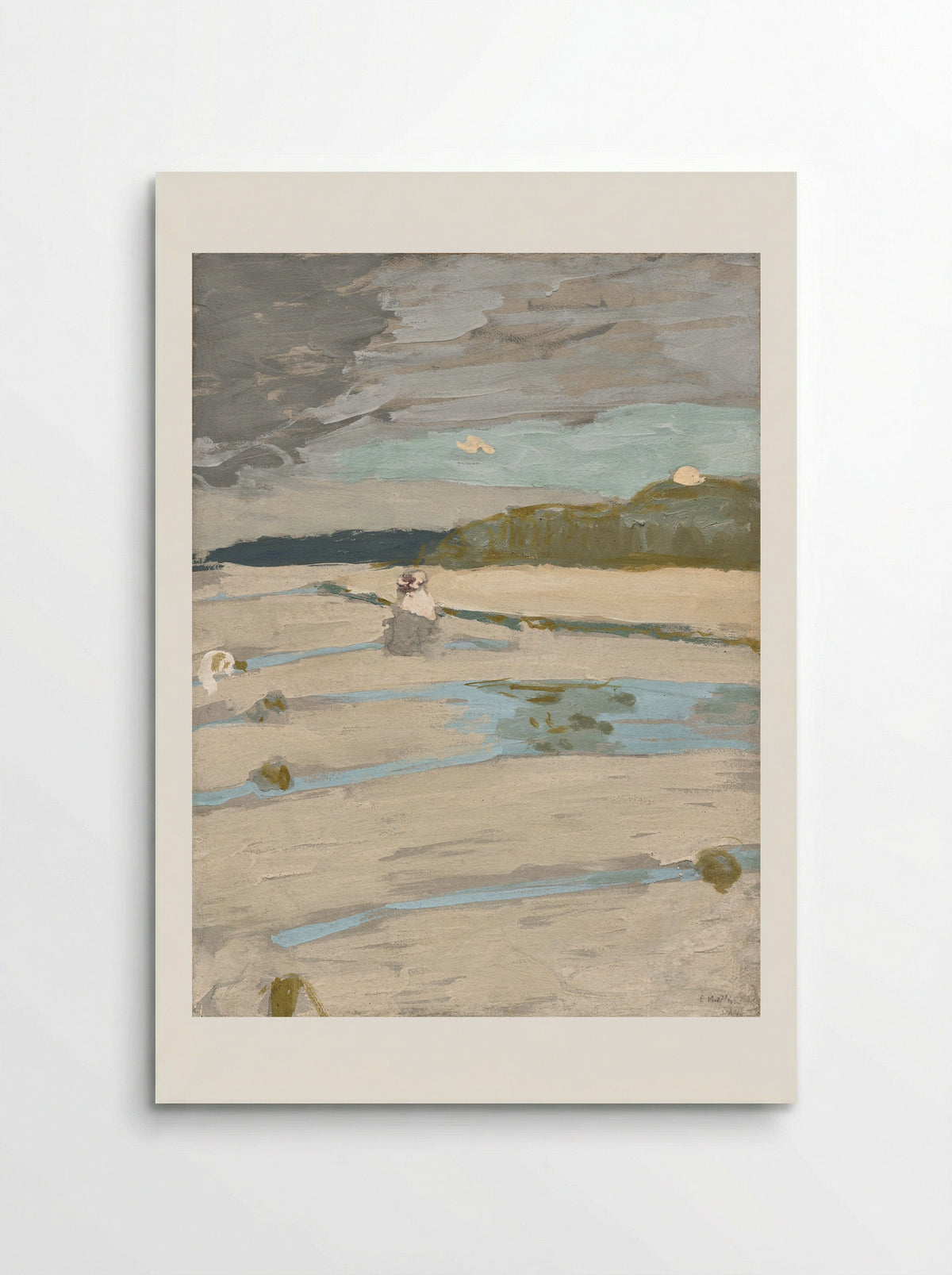 The Beach at Saint-Jacut - Édouard Vuillard - Poster