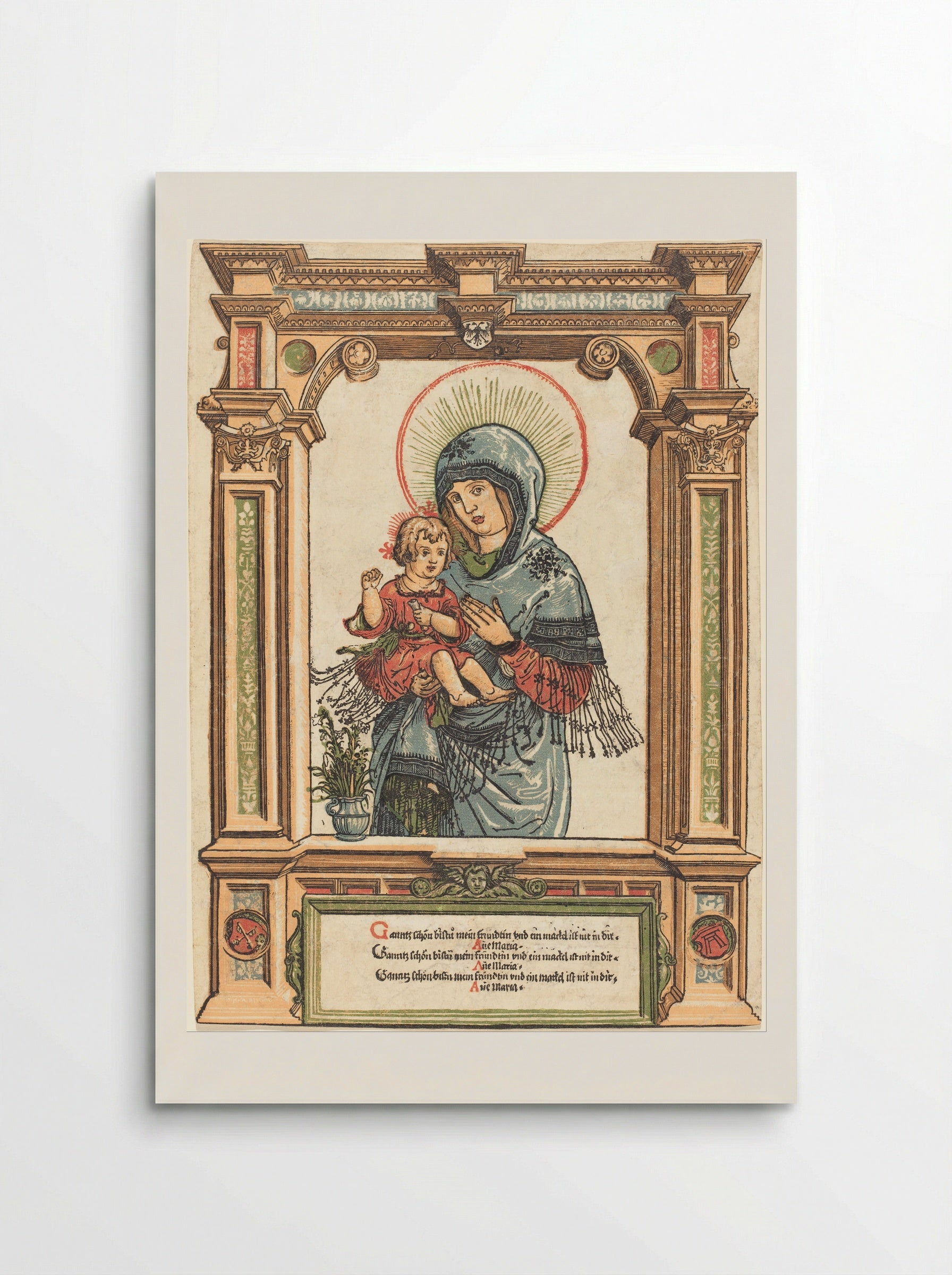 The Beautiful Virgin of Regensburg - Albrecht Altdorfer - Poster