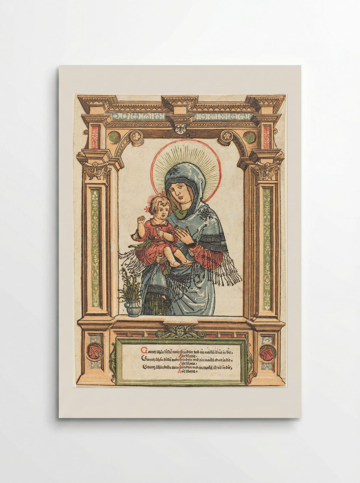 The Beautiful Virgin of Regensburg - Albrecht Altdorfer - Poster