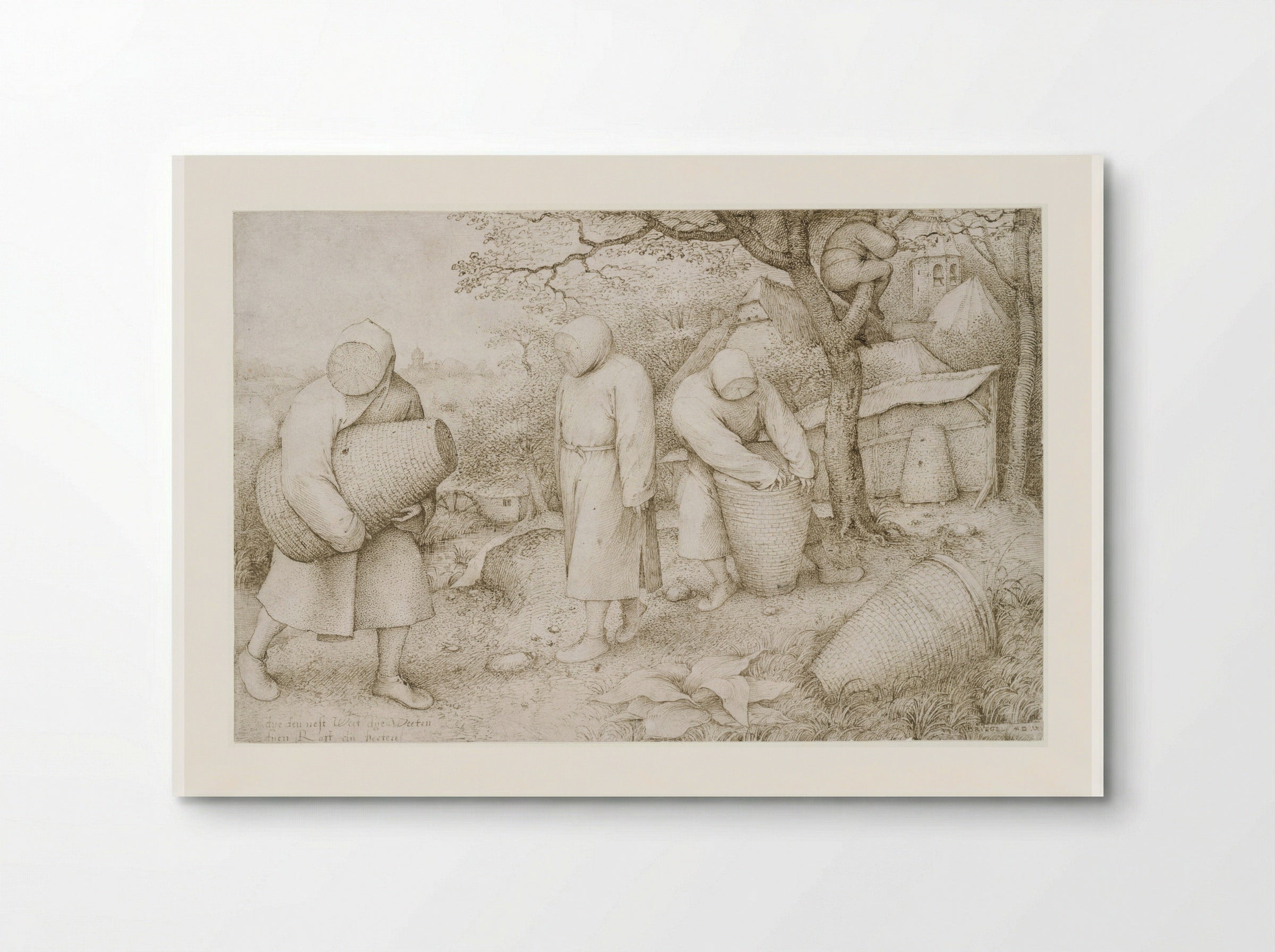 The Beekeepers and the Birdnester - Pieter Bruegel the Elder - Poster
