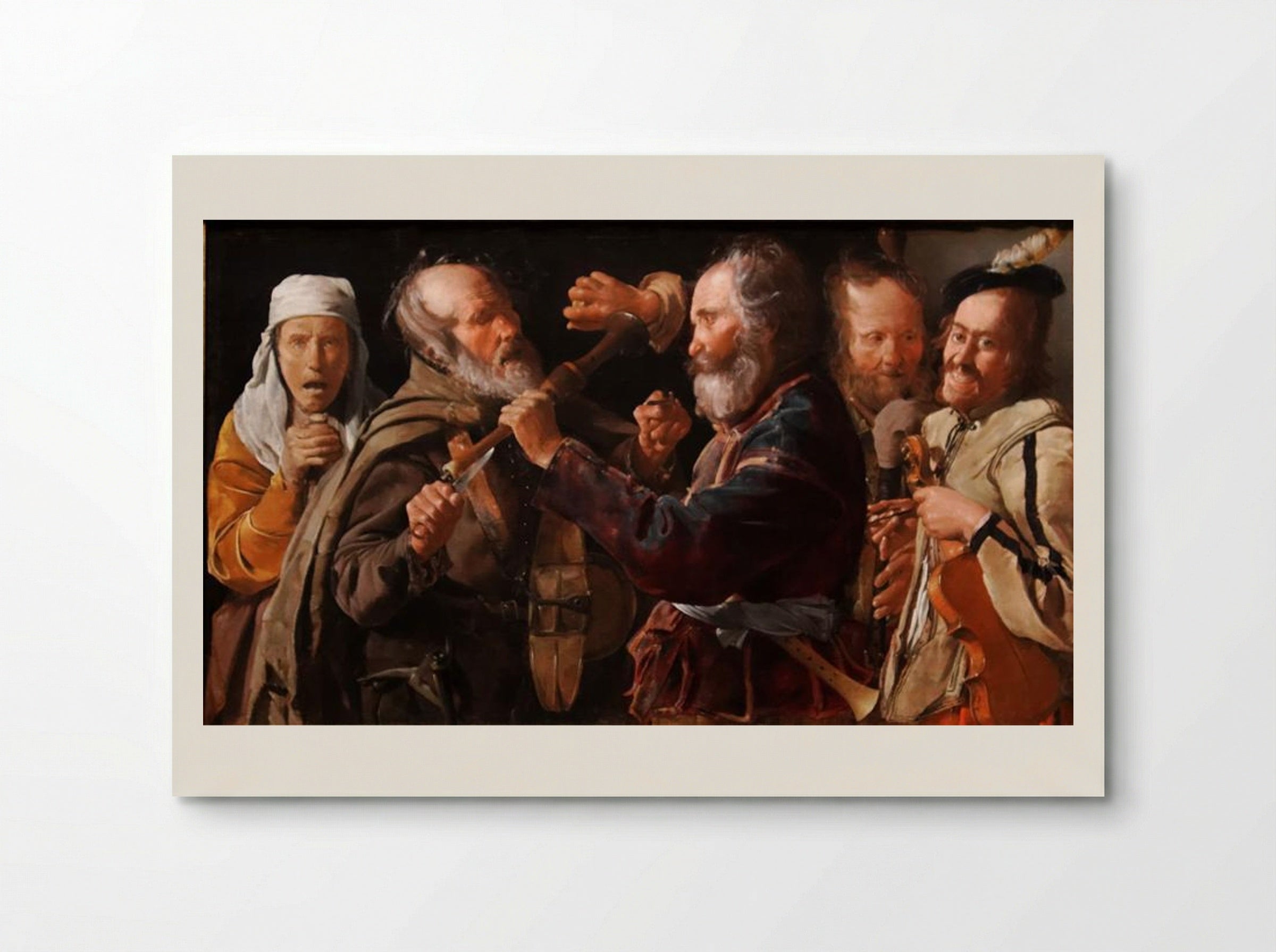The Beggars' Brawl - Georges de la Tour - Poster