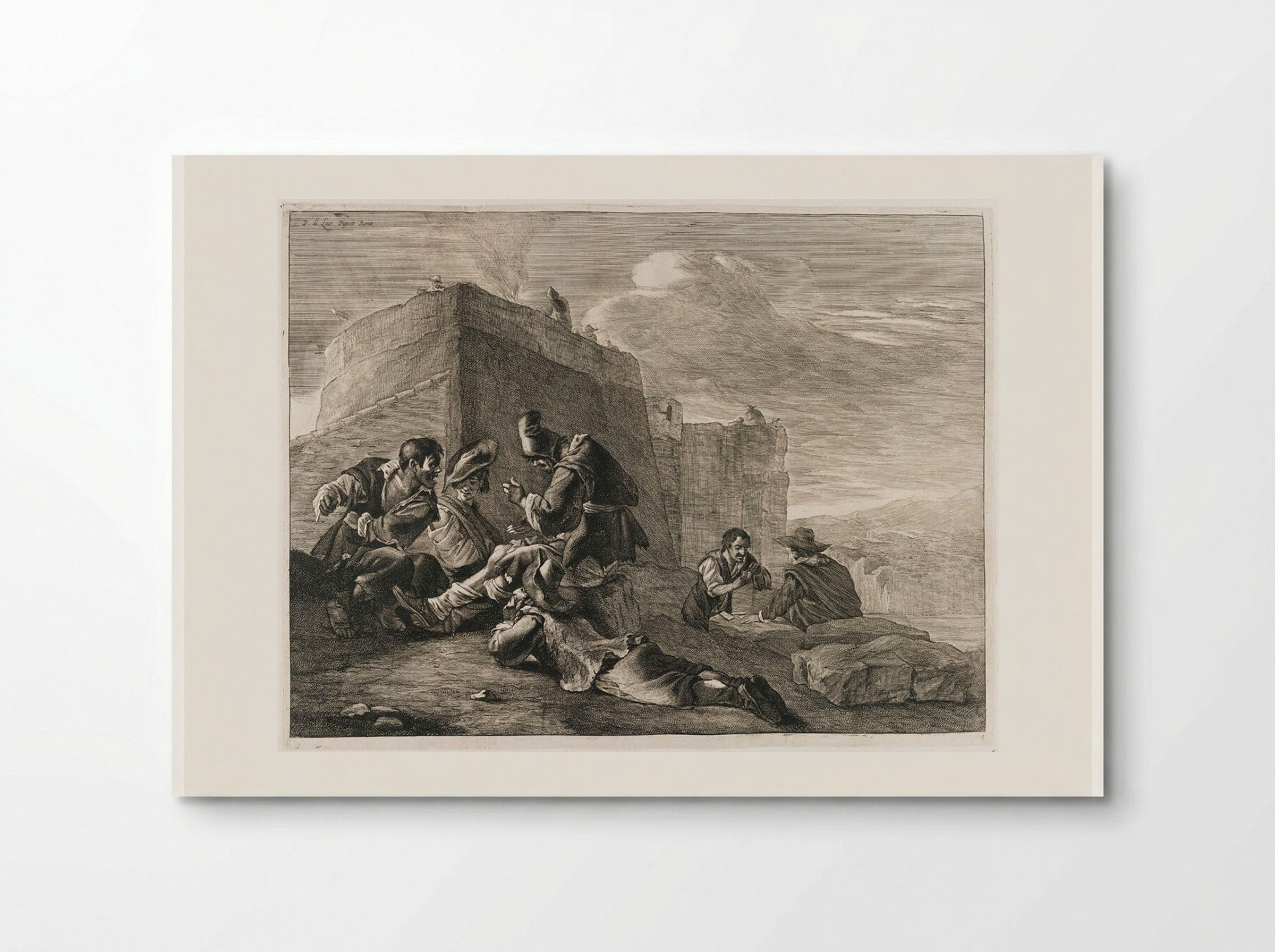 The Beggars - Cornelis Visscher - Poster