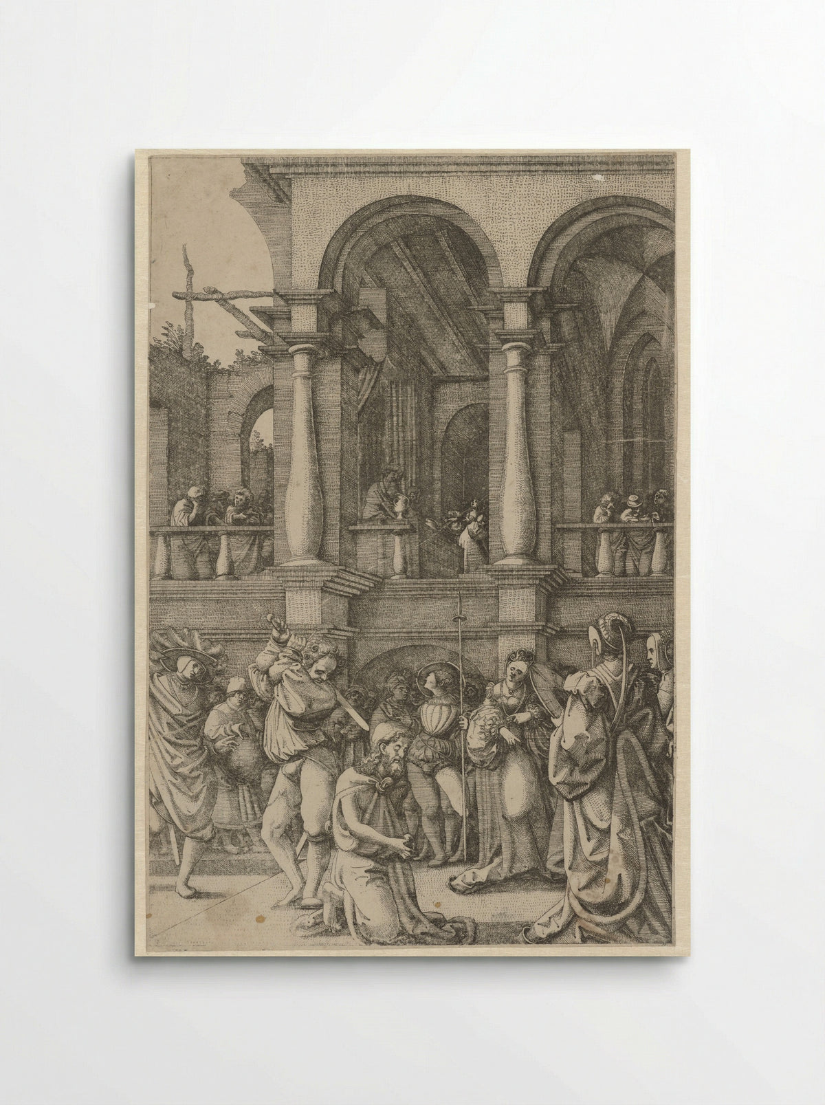 The Beheading of Saint John the Baptist - Frans Crabbe van Espleghem - Poster