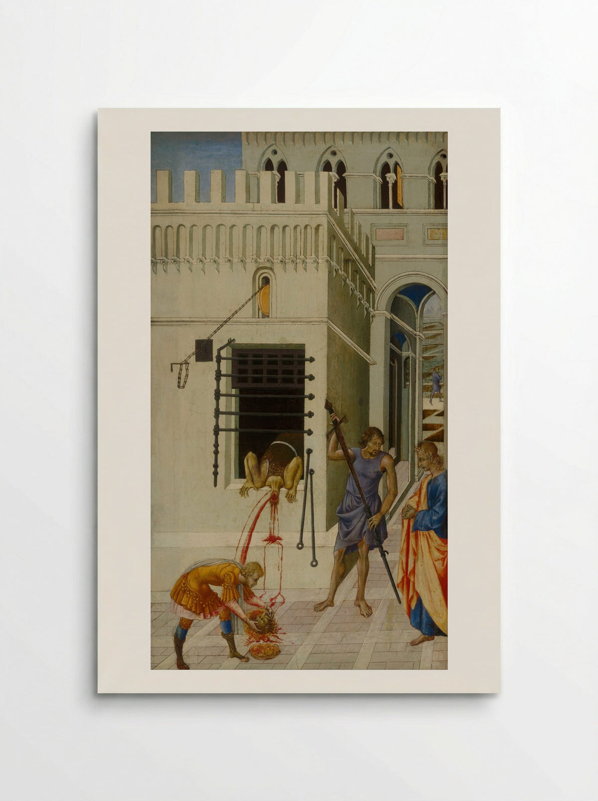 The Beheading of Saint John the Baptist - Giovanni di Paolo - Poster