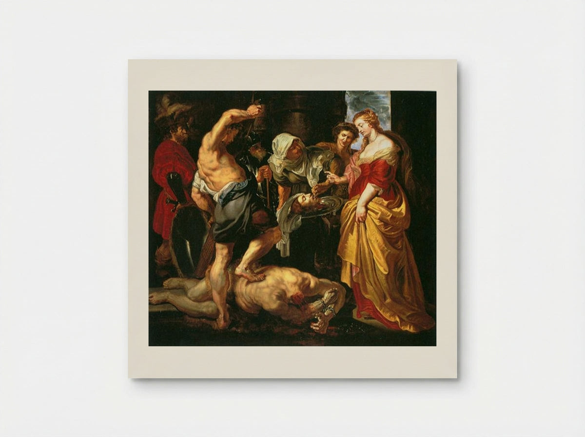 The Beheading of St. John the Baptist - Peter Paul Rubens - Poster