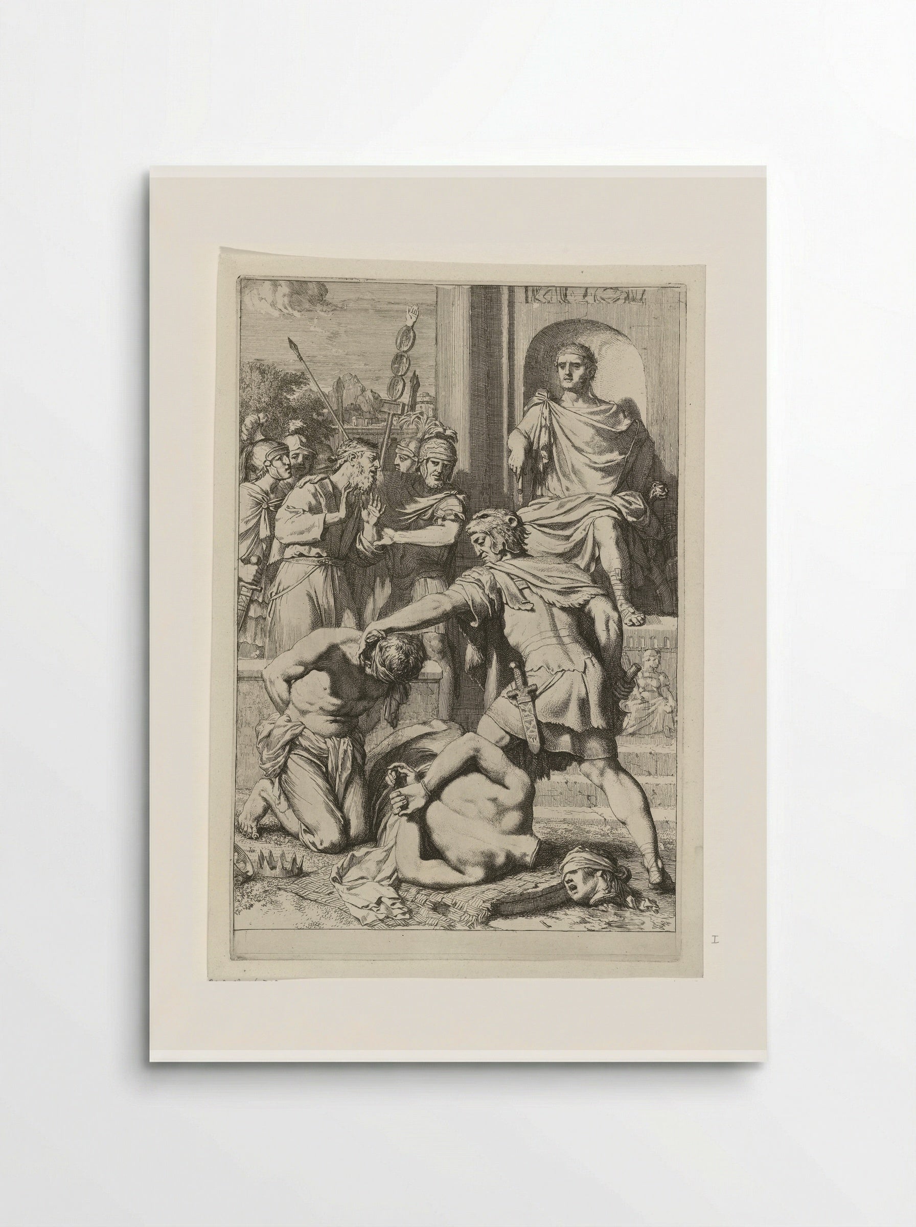 The Beheading of Two Kings by Order of a Roman Emperor - Gerard de Lairesse - Poster