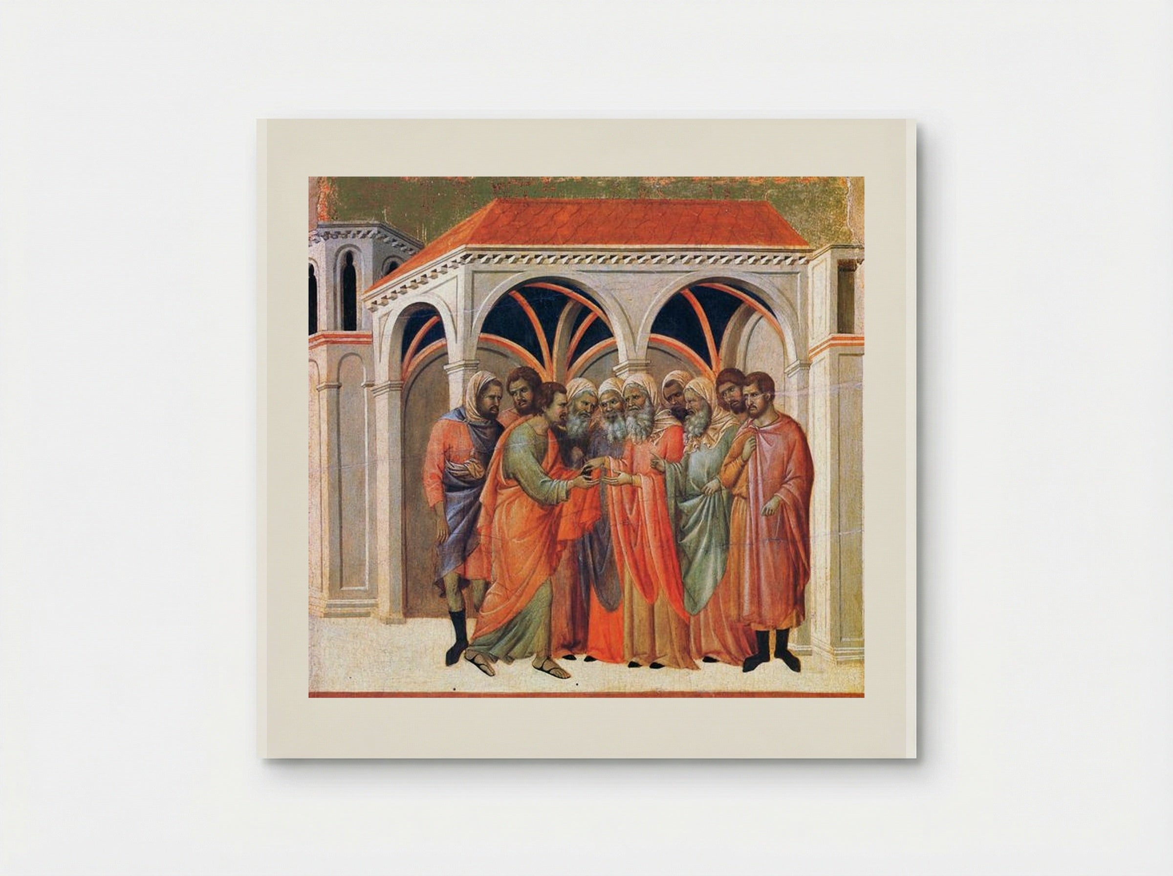 The Betrayal of Judas - Duccio di Buoninsegna - Poster