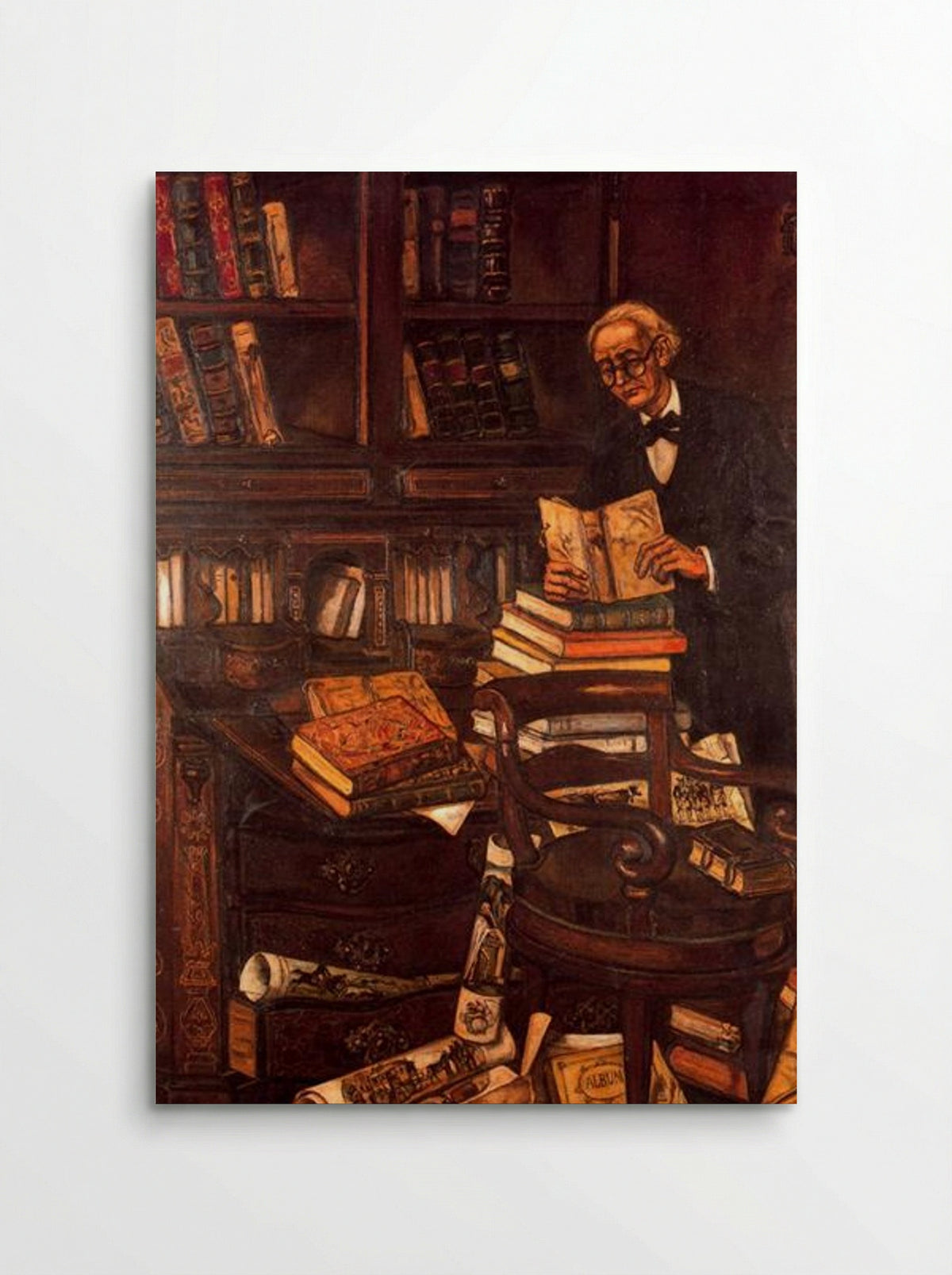 The Bibliophile - José Gutiérrez Solana - Poster