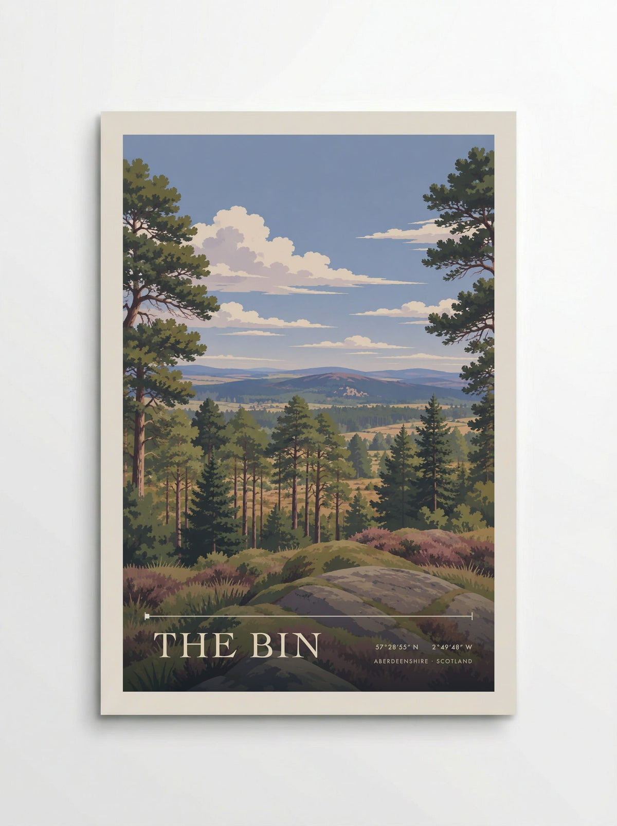 The Bin, Aberdeenshire | Travel Poster - Poster