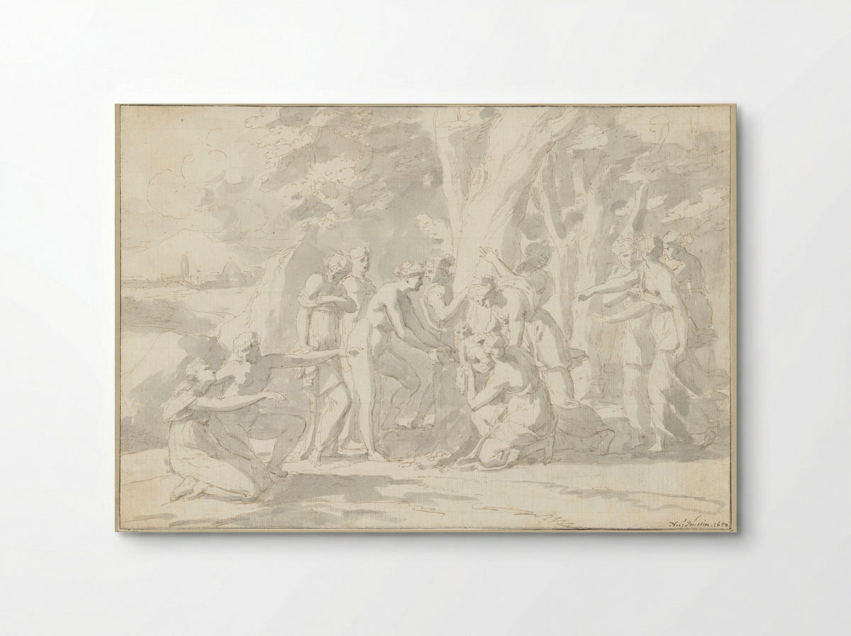 The Birth of Adonis from the Myrrh Tree - Nicolas Poussin - Poster
