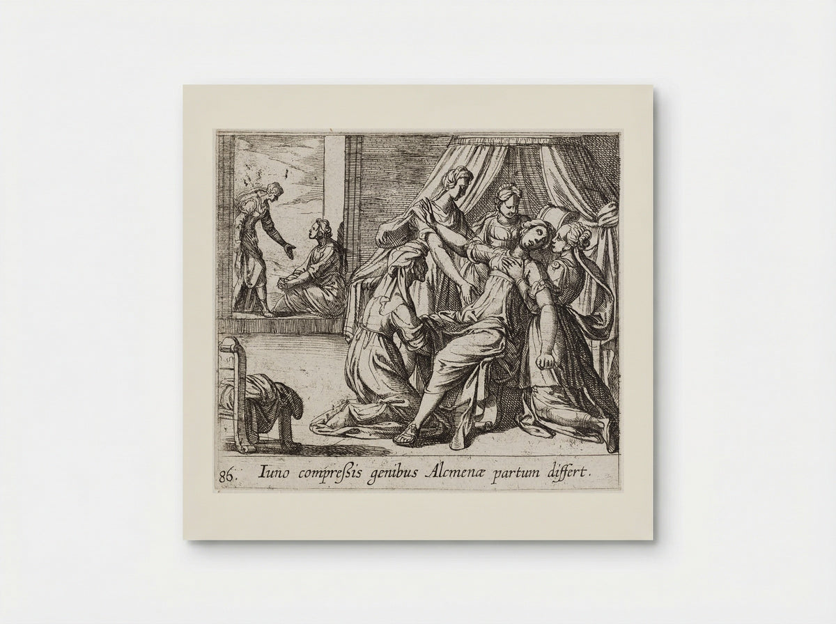 The Birth of Hercules - Antonio Tempesta - Poster