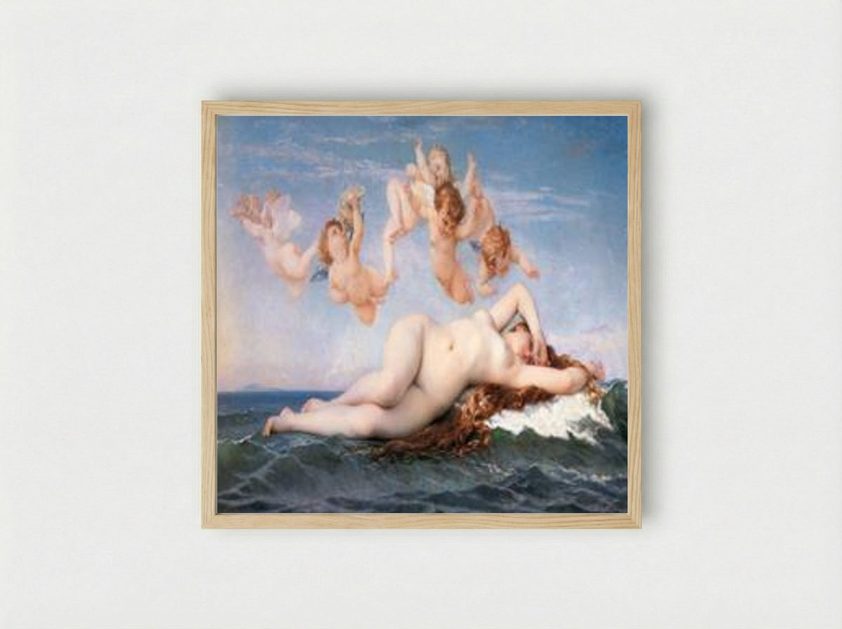 The Birth of Venus - Alexandre Cabanel - Framed Print Wood