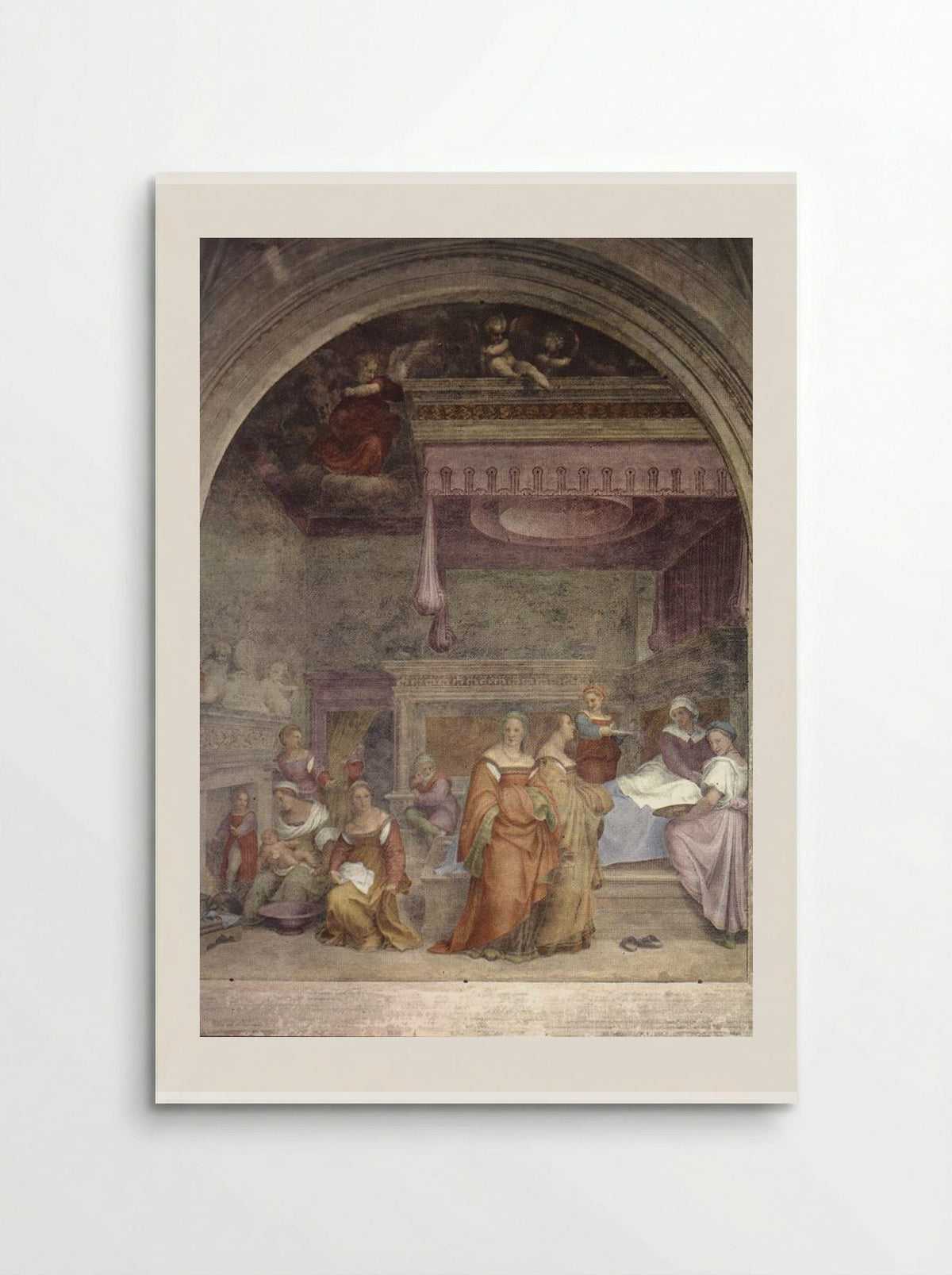 The Birth of the Virgin - Andrea del Sarto - Poster