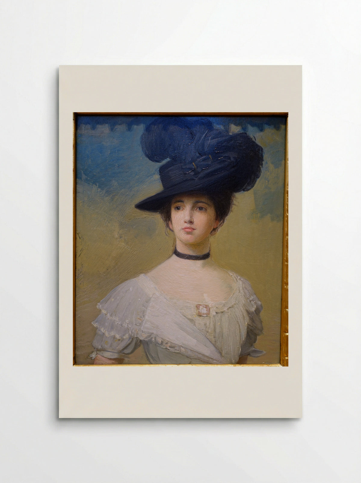 The Black Hat - Julian Alden Weir - Poster