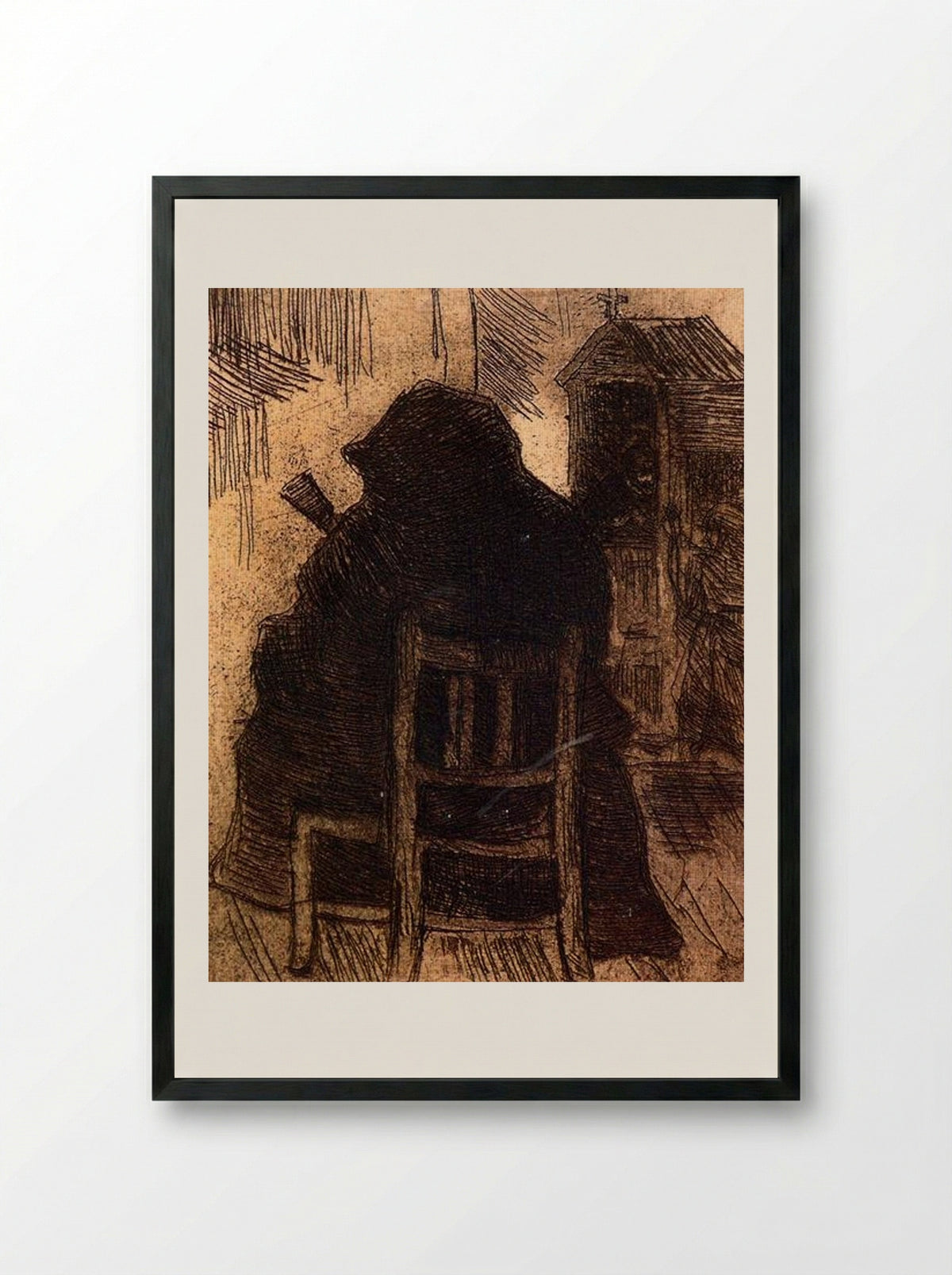 The Blessed - José Gutiérrez Solana - Framed Print Black