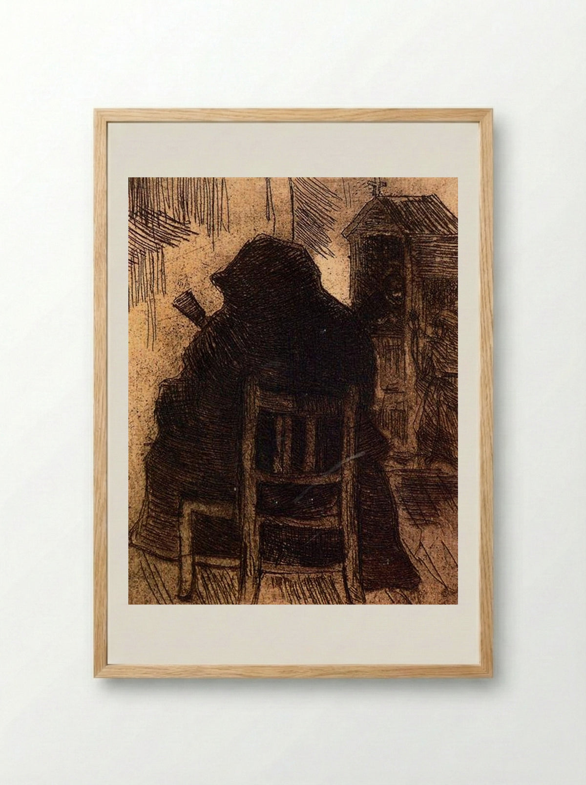 The Blessed - José Gutiérrez Solana - Framed Print Wood