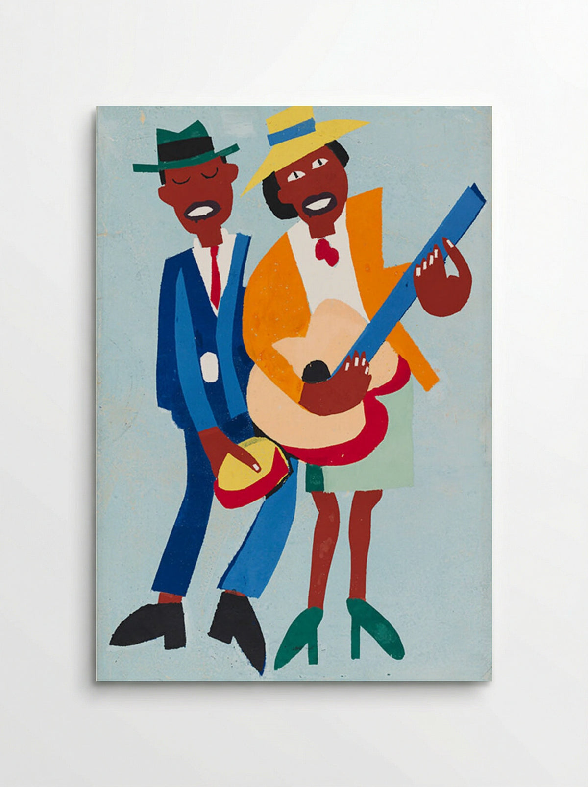 The Blind Singer - William Henry Johnson - Poster