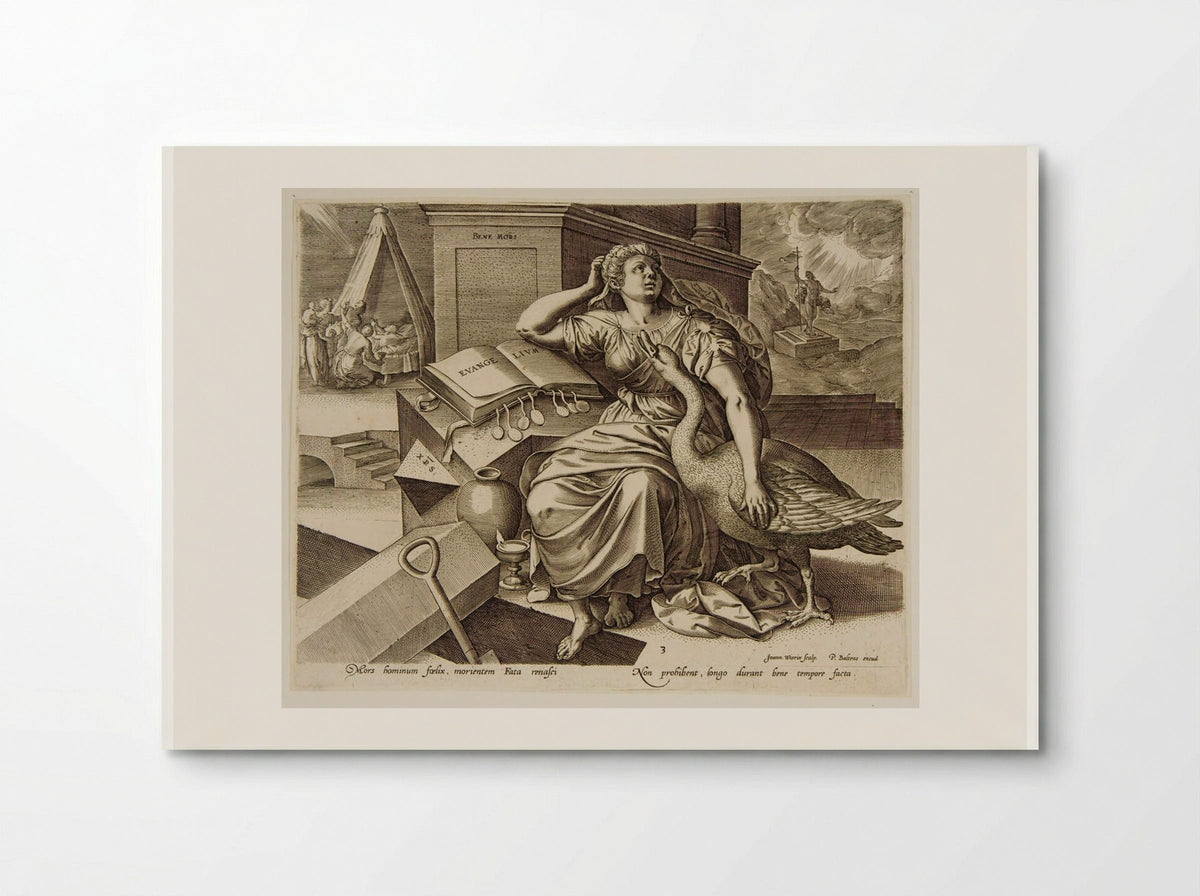 The Blissful Death - Johannes Wierix - Poster