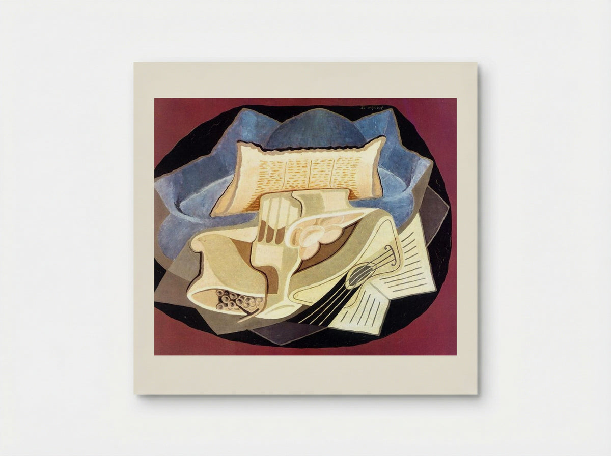 The Blue Cloth - Juan Gris - Poster