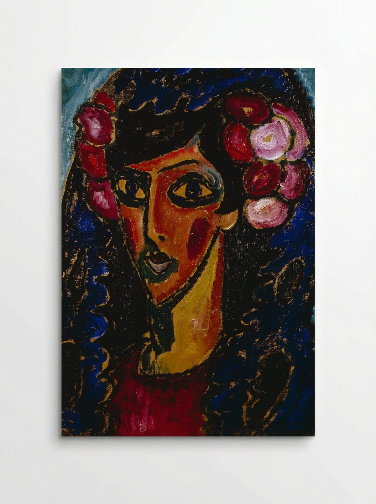 The Blue Mantilla - Alexej von Jawlensky - Poster